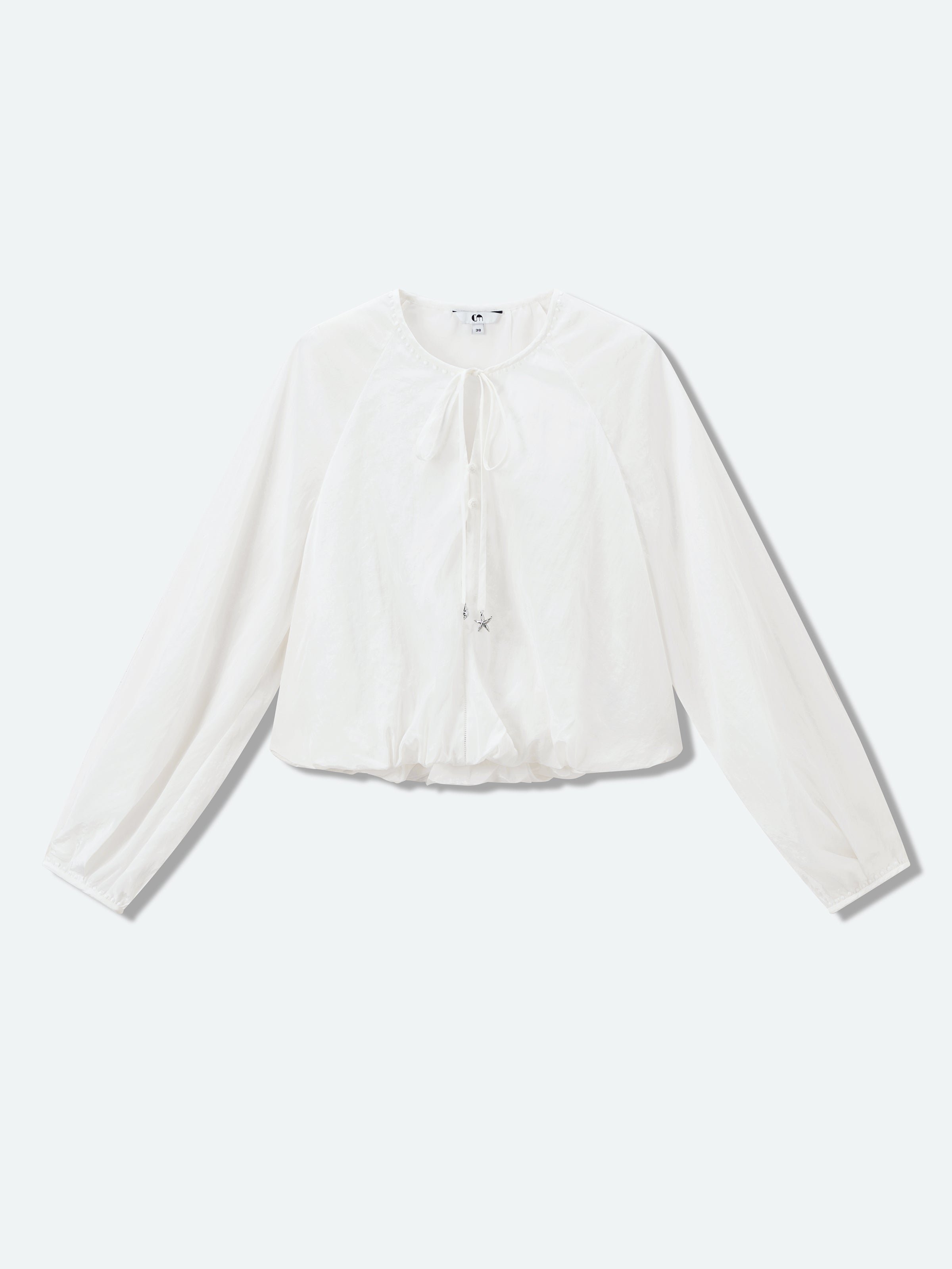 Off White Long-Sleeve Top