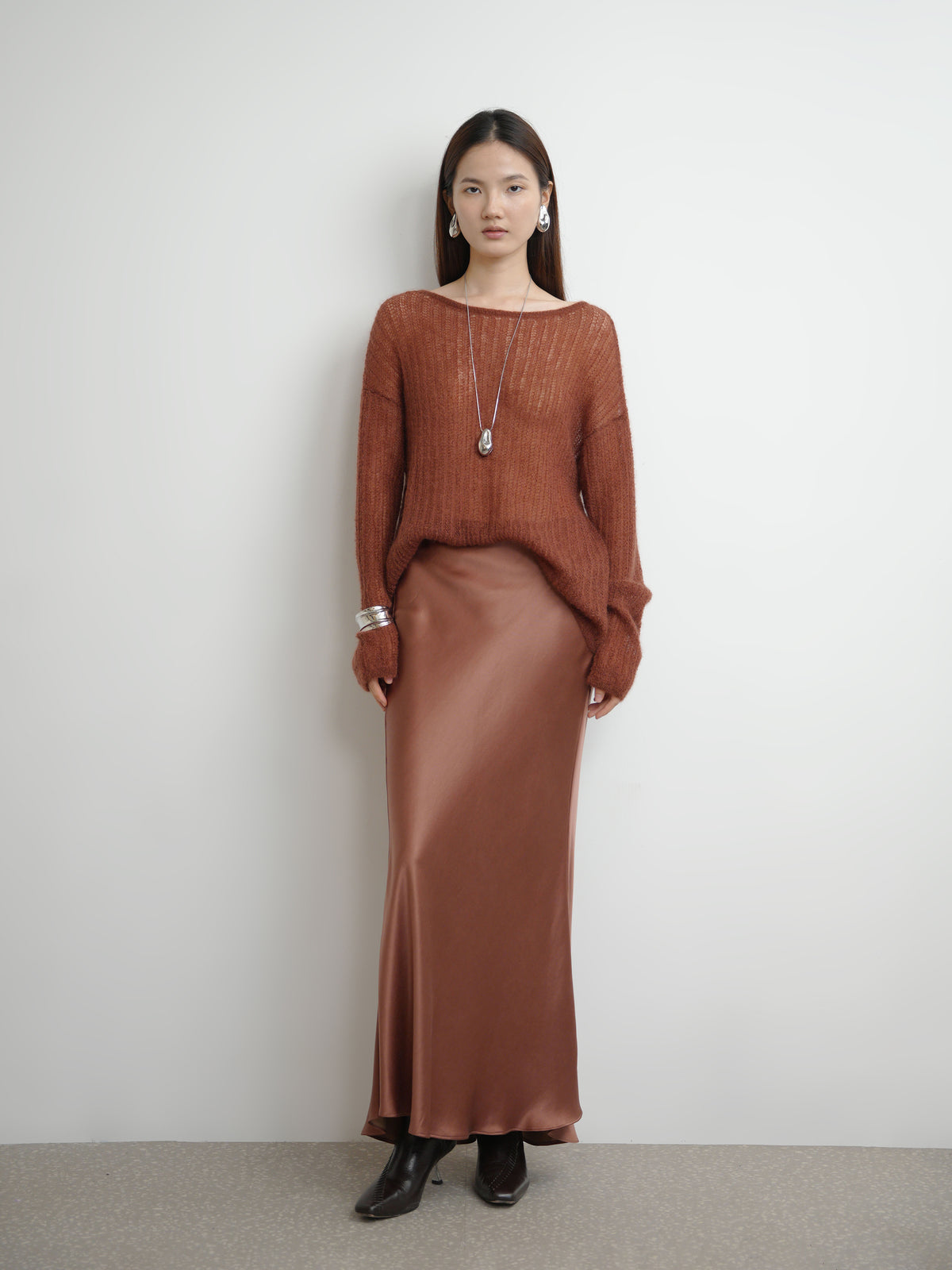Long Midi Mermaid Skirt