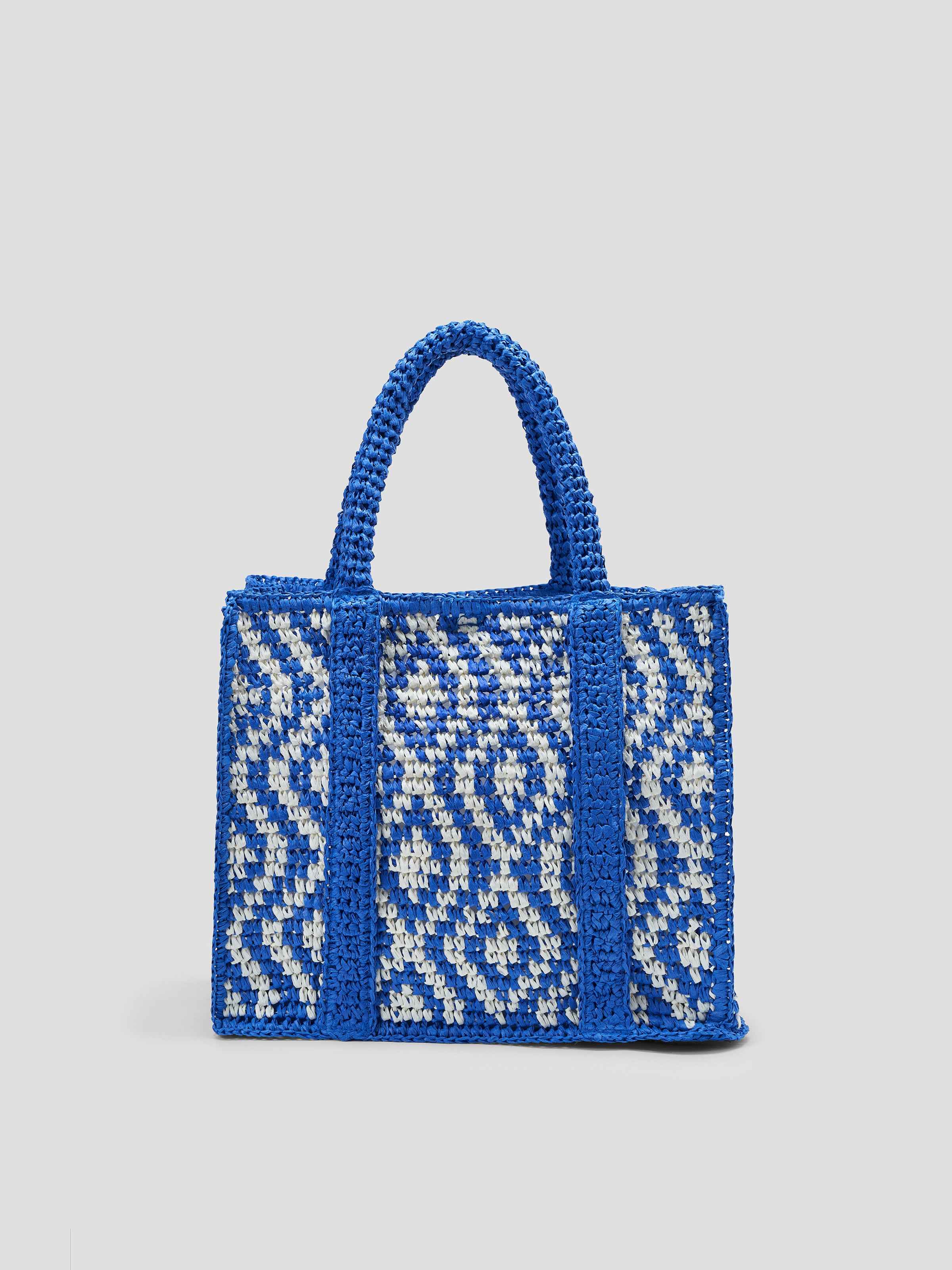 Color-block Straw Bag
