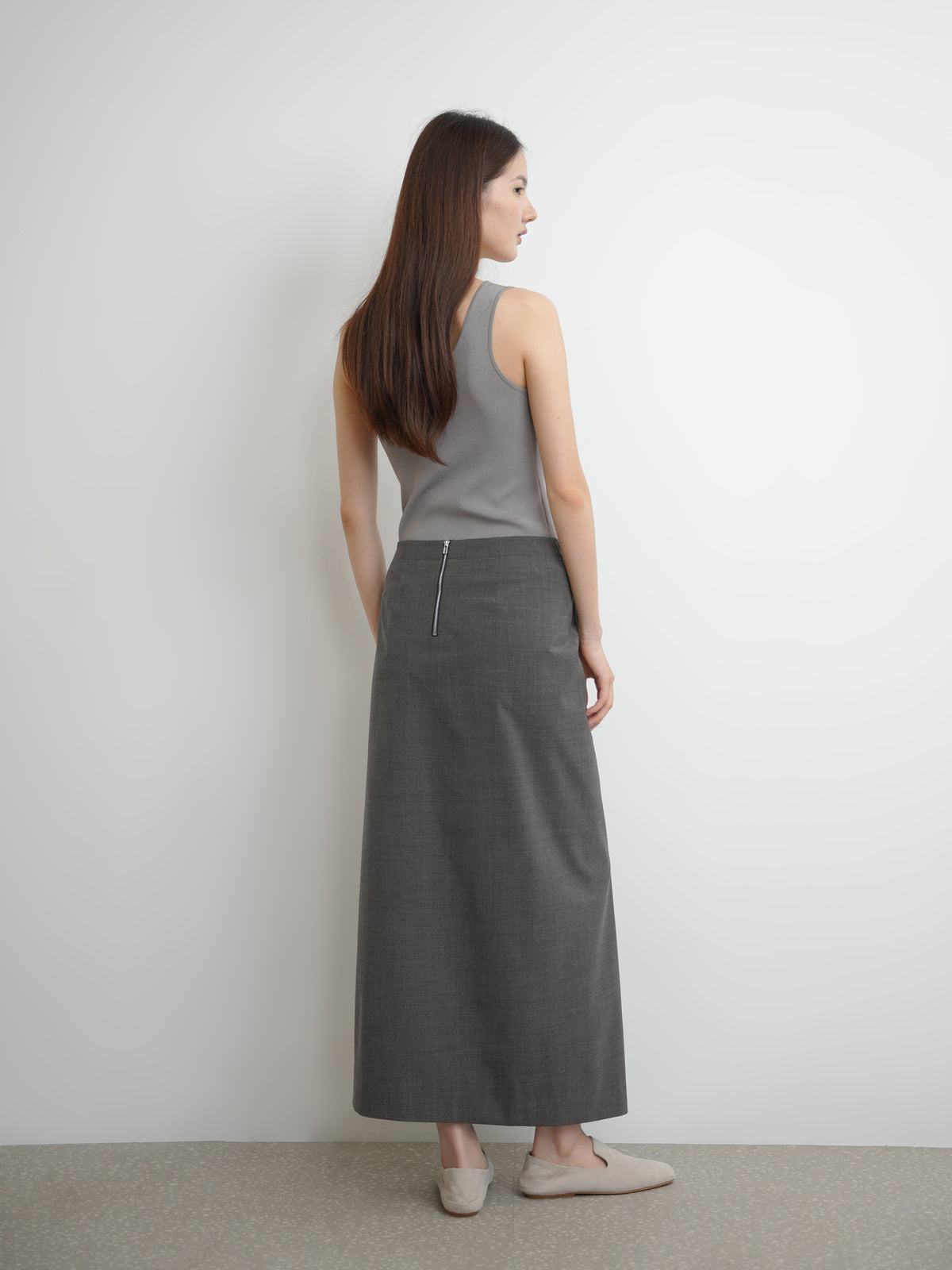 U-neck Knit Tank Top