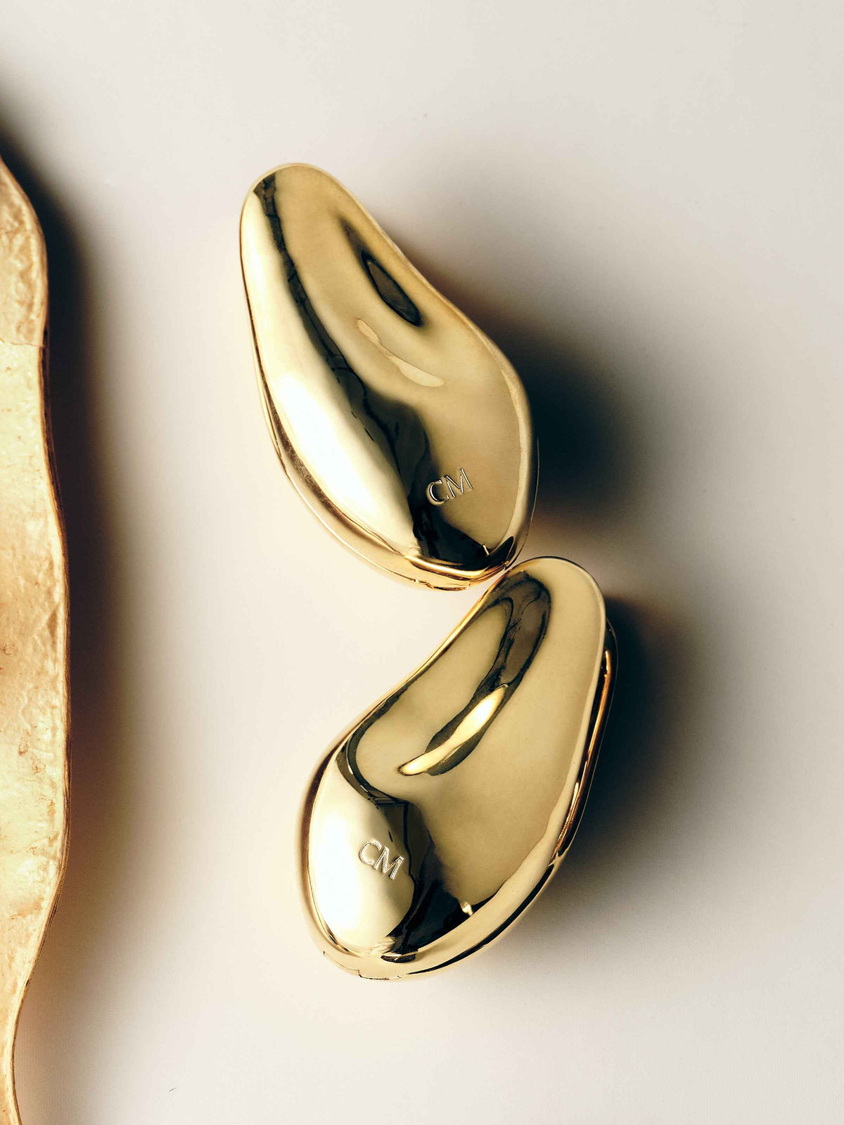 Double‑Sided Teardrop Earrings
