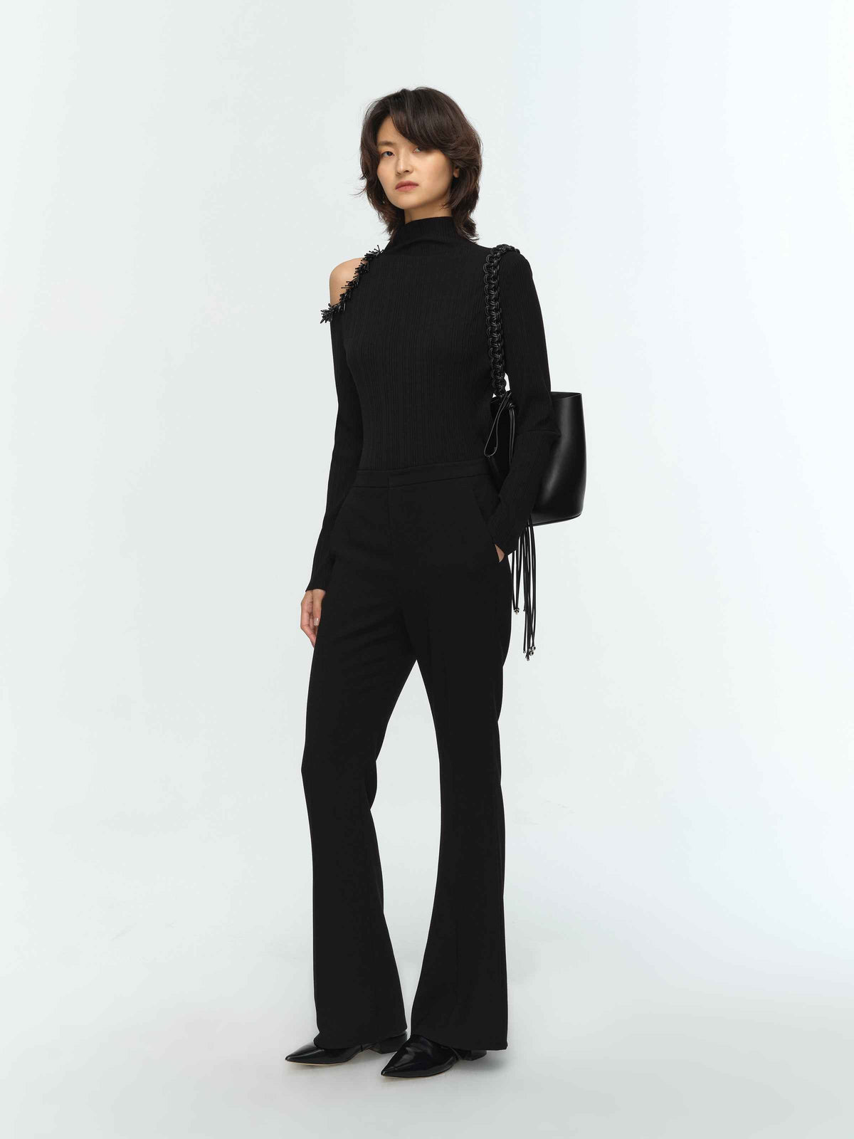 Medium Woven Strap Crossbody Bag