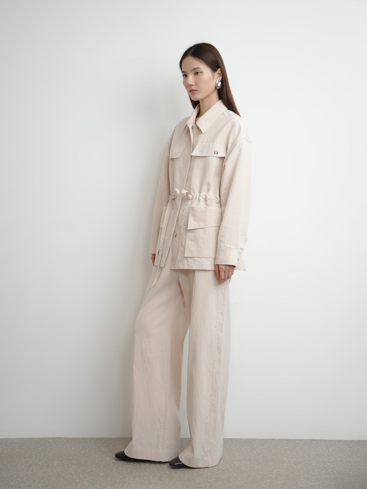 Wide Straight Trousers