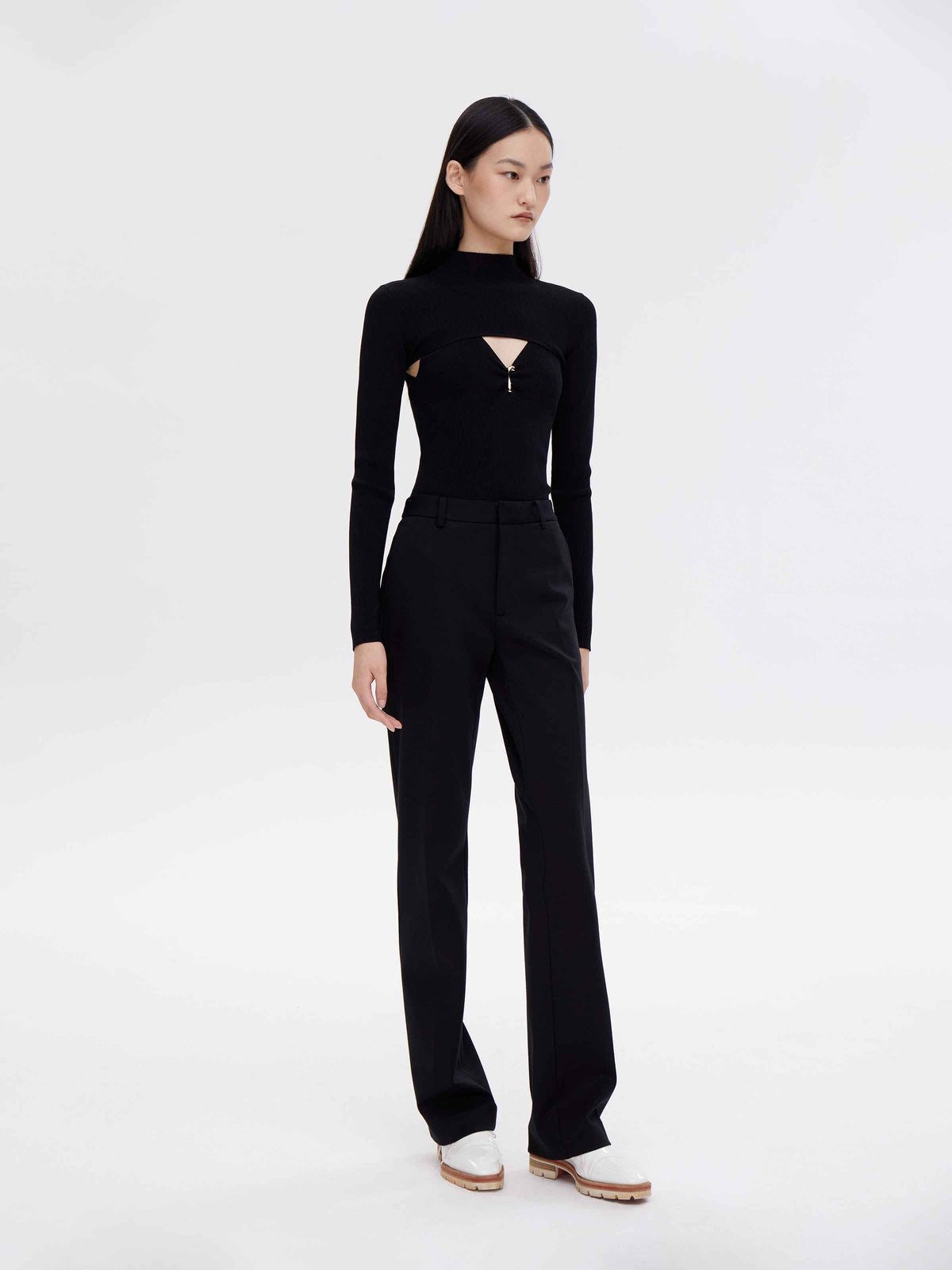 Two‑Piece Cut‑Out Layering Top
