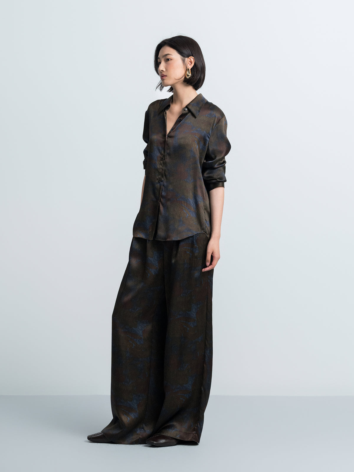 Basic Point‑collar Shirt