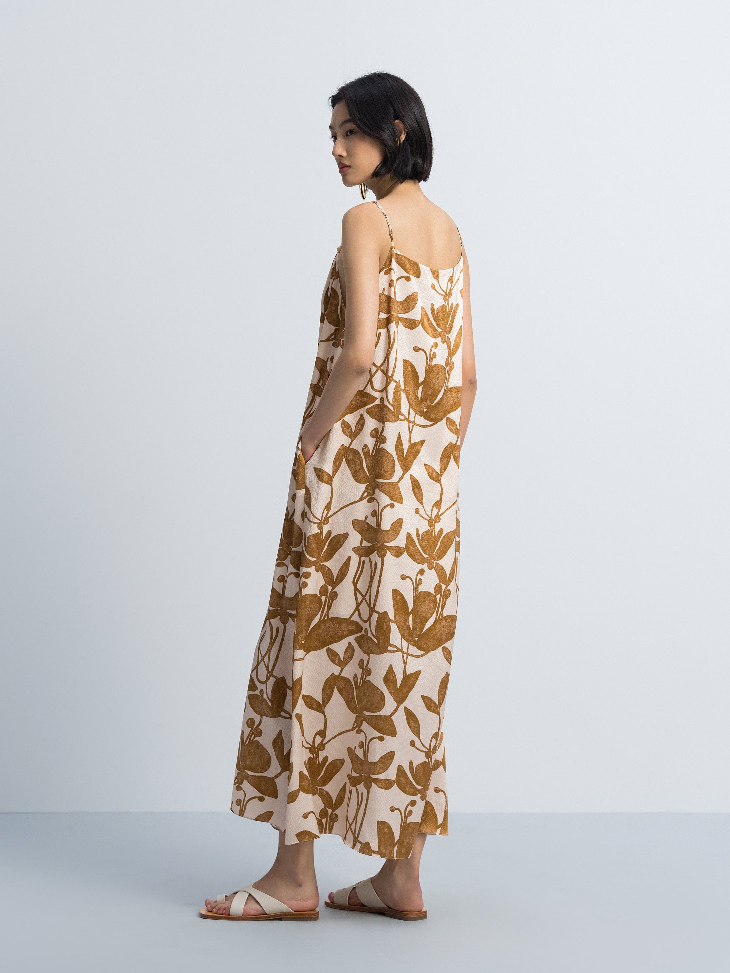 Pattern Slip Dress