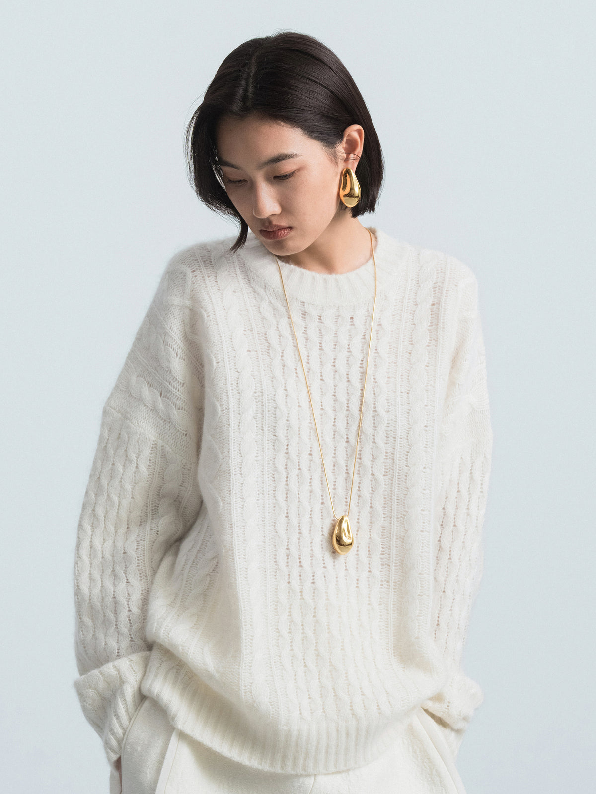 Teardrop‑Pendant Necklace