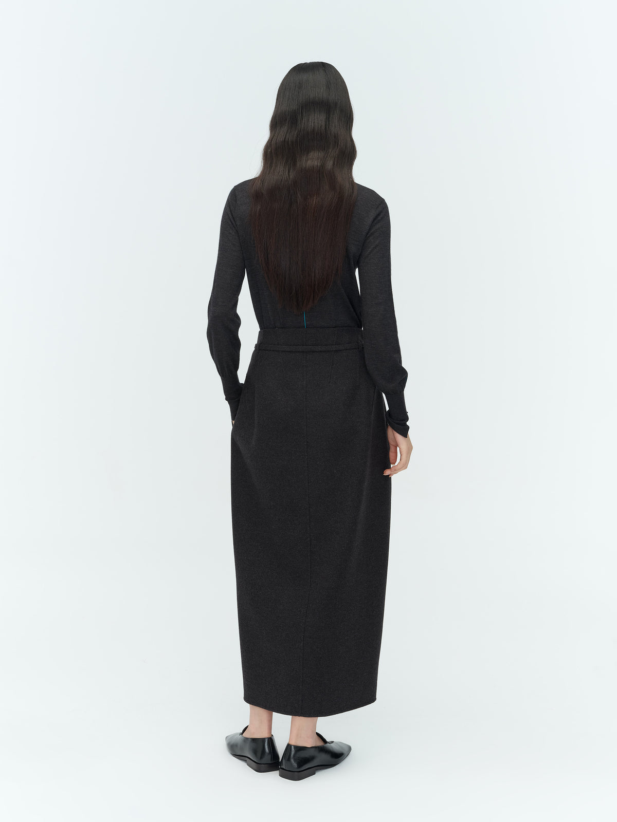 Double-Faced Long Skirt