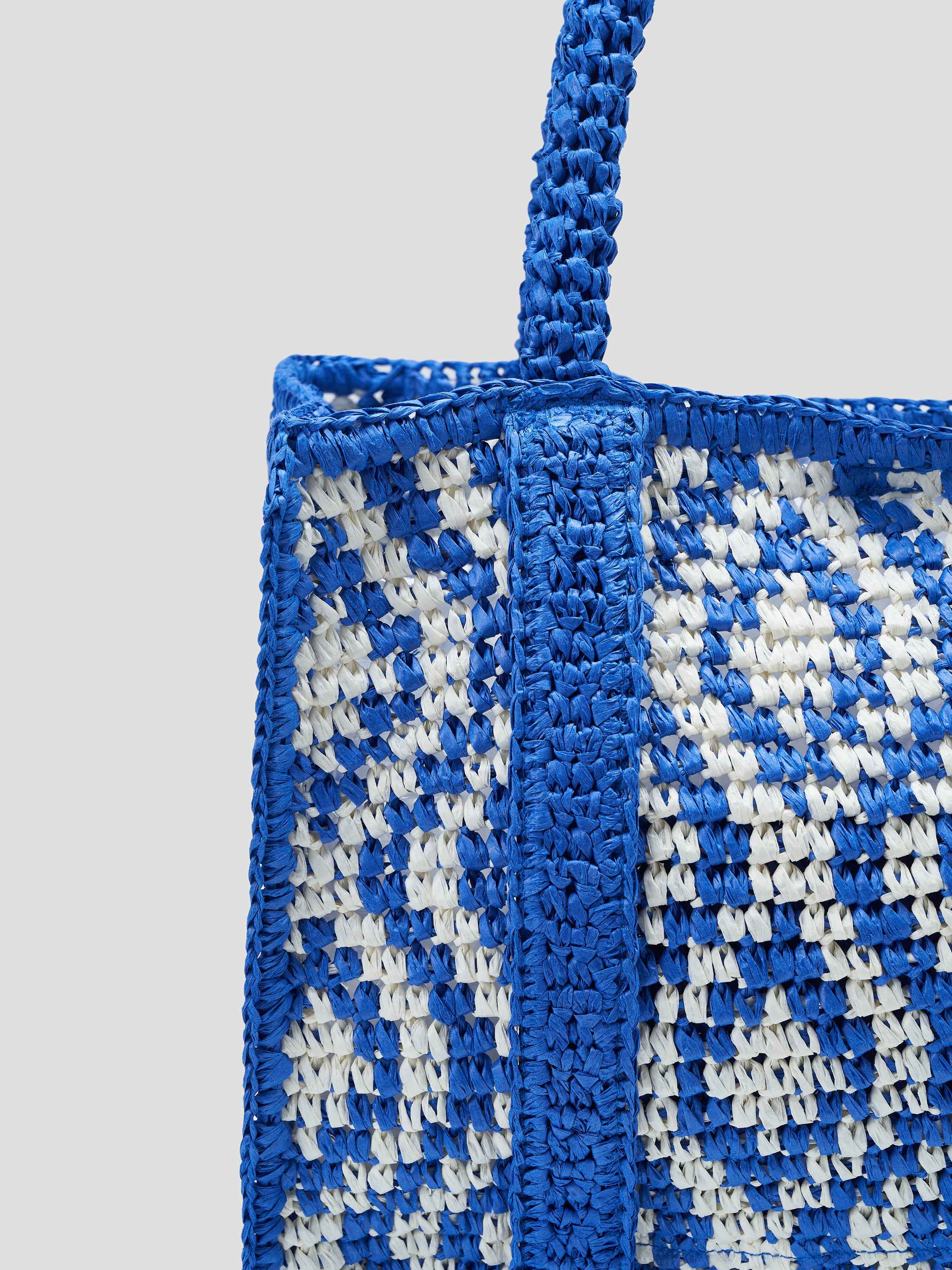 Color-block Straw Bag