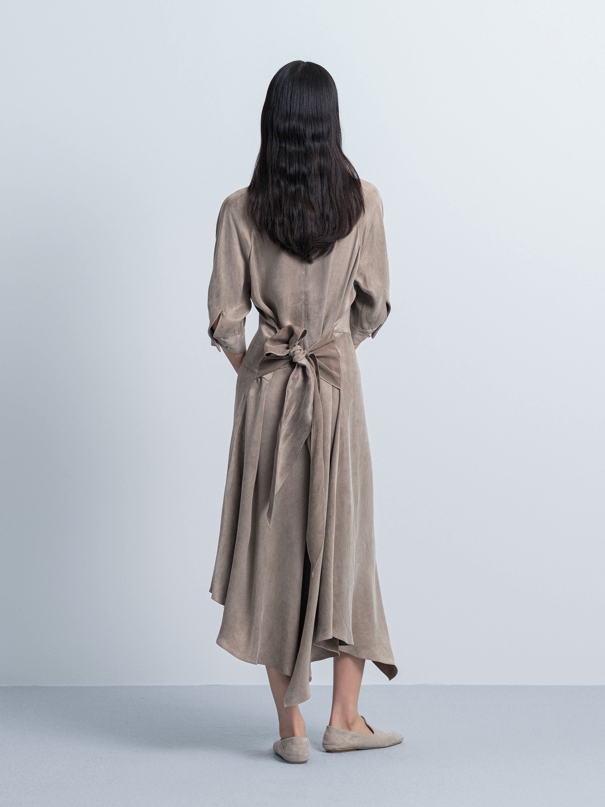 Long Sleeve Panel Dress