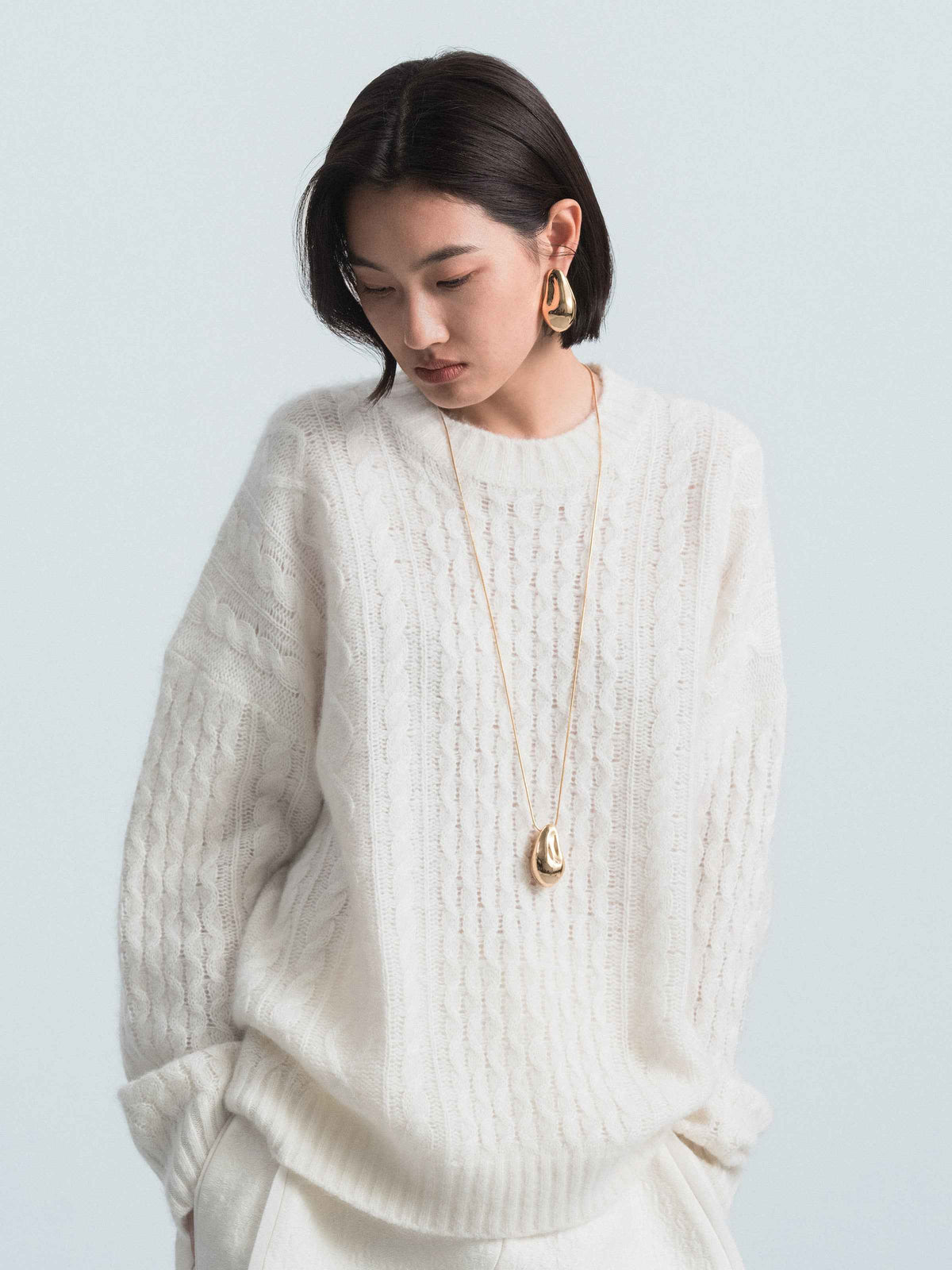 Teardrop‑Pendant Necklace