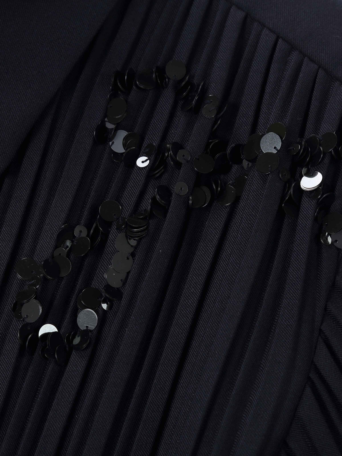 Beaded Pleated Shirt