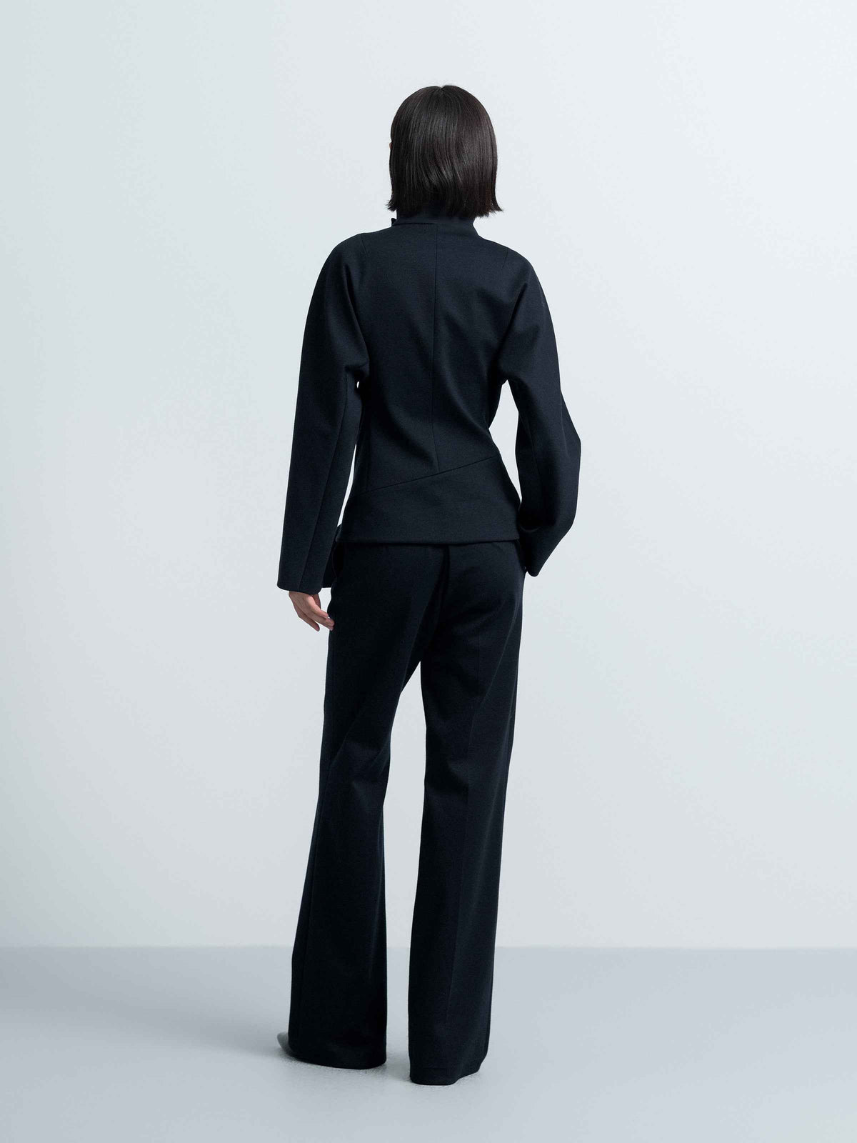 Wide‑Waistband Waist‑Cinching Jacket