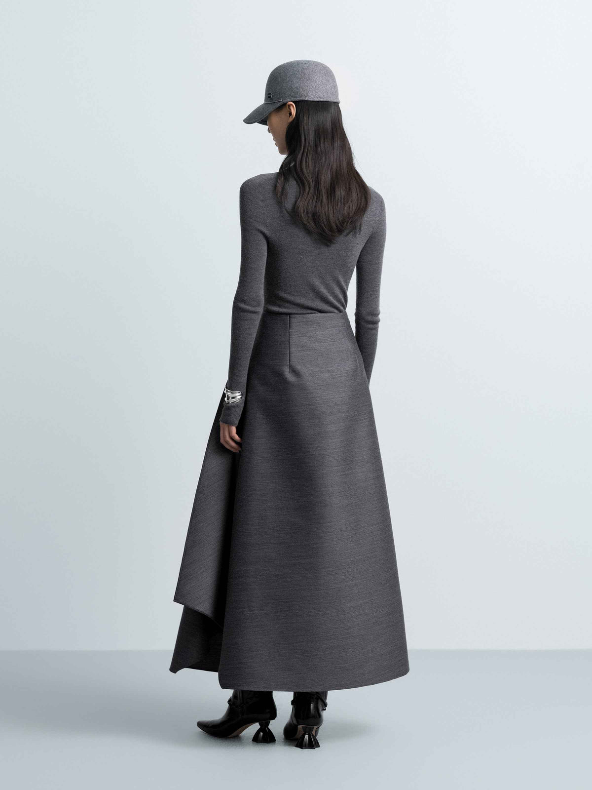 Asymmetrical Maxi Skirt