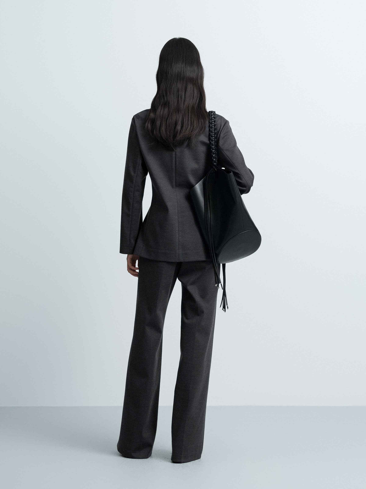 Structured Waist‑Cinching Blazer