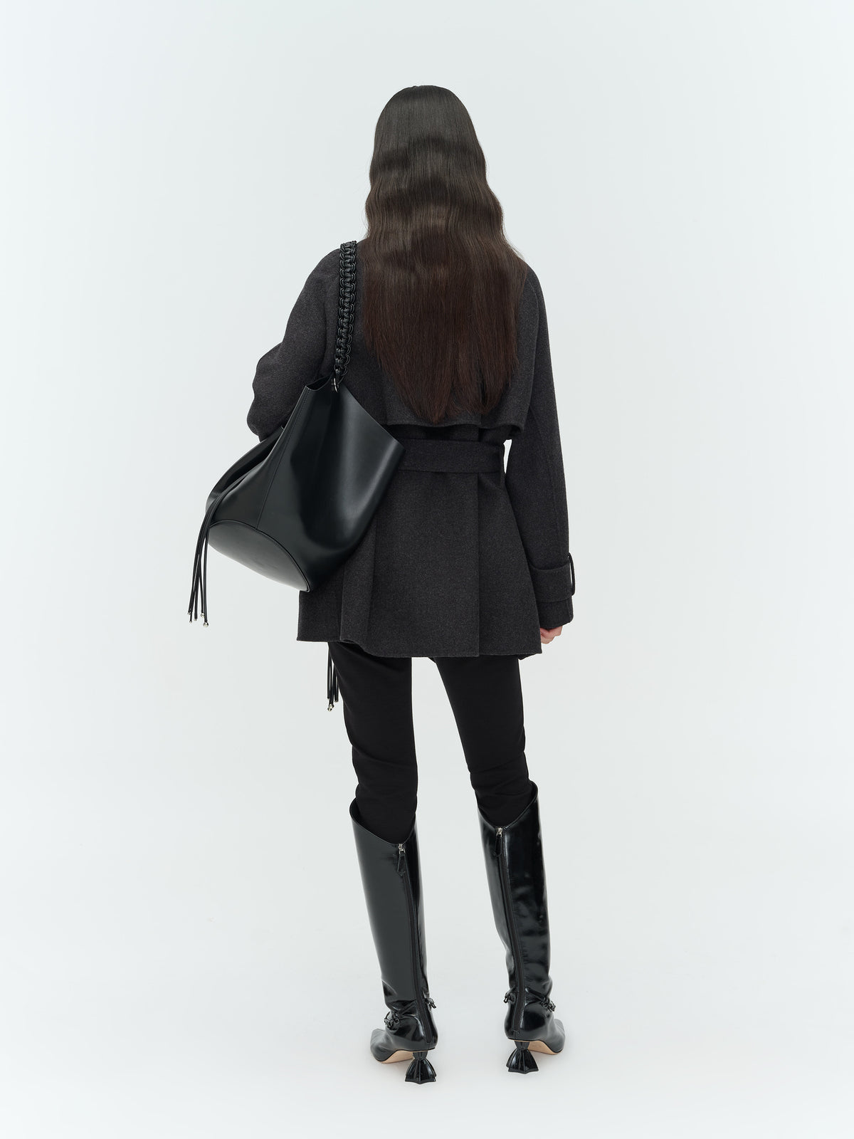 Stand Collar Double-Faced Coat