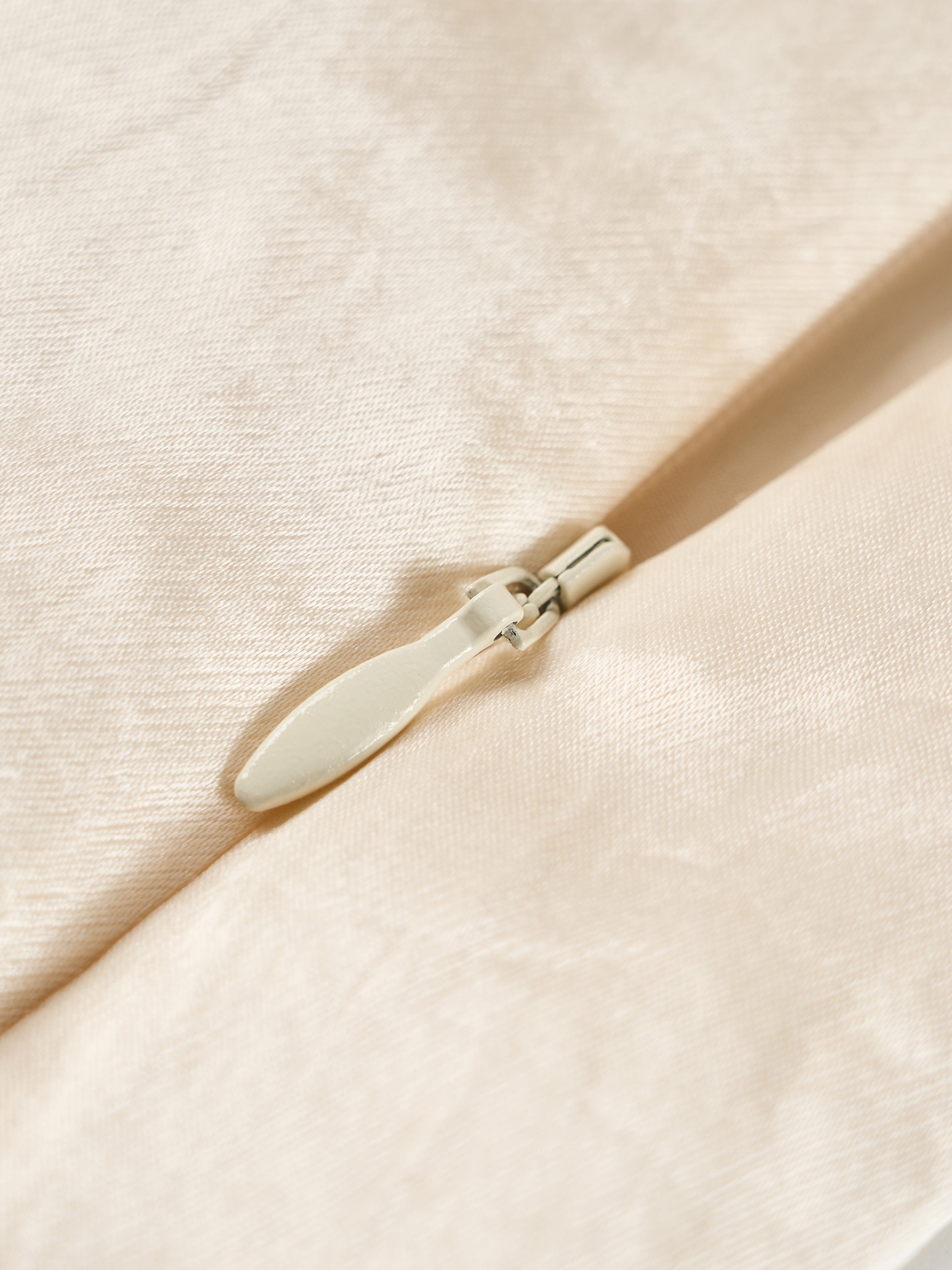 Cream White Acetate V-Neck Double Strap Floral Slip Dress