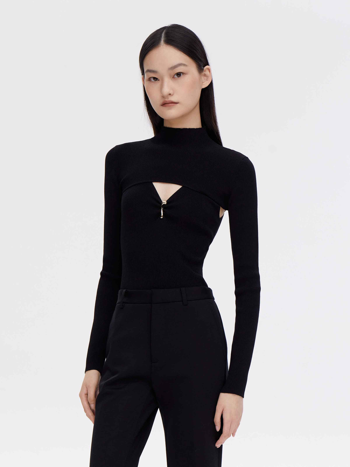 Two‑Piece Cut‑Out Layering Top