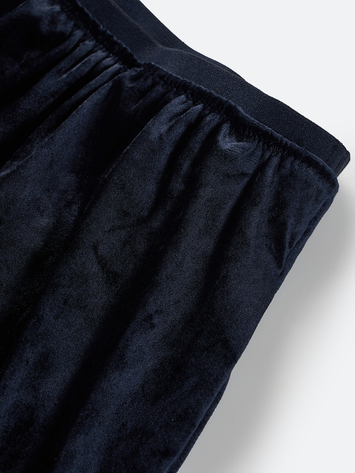 Velvet Wide‑leg Trousers