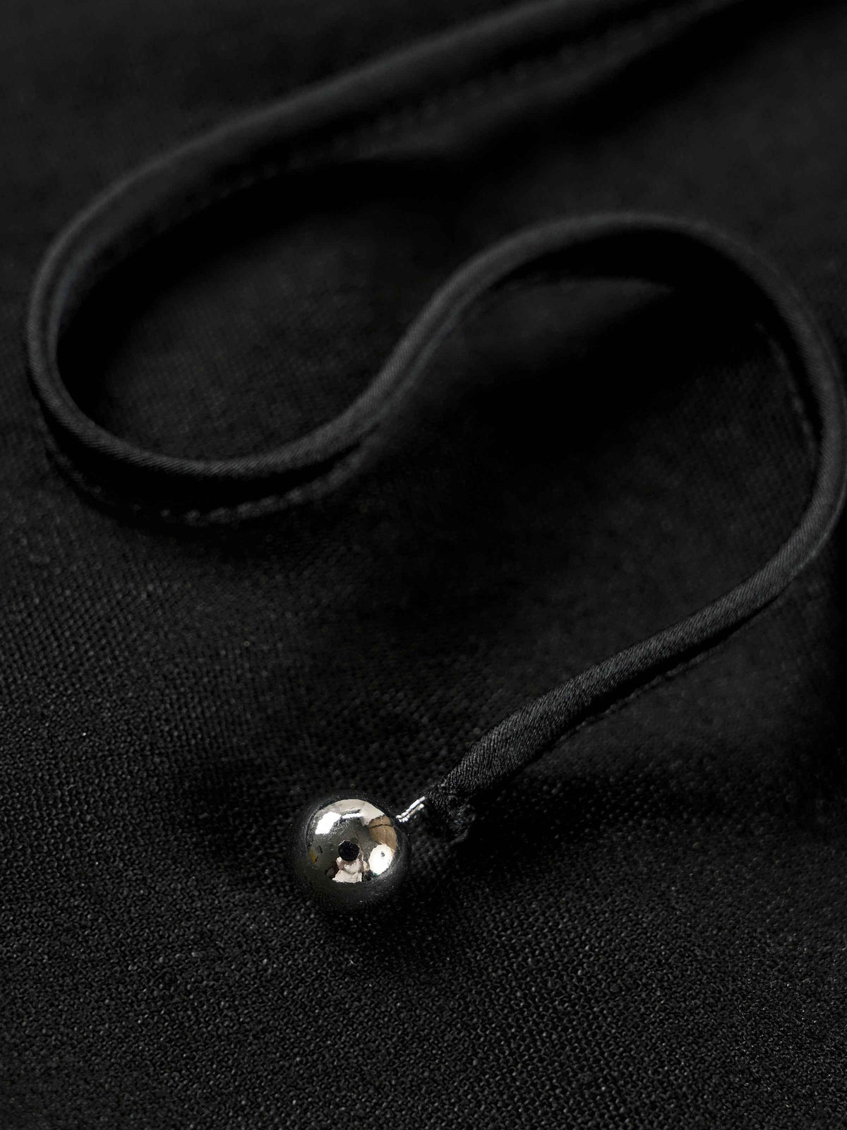 Black Linen Blend Strapless Clean Line Tube Top