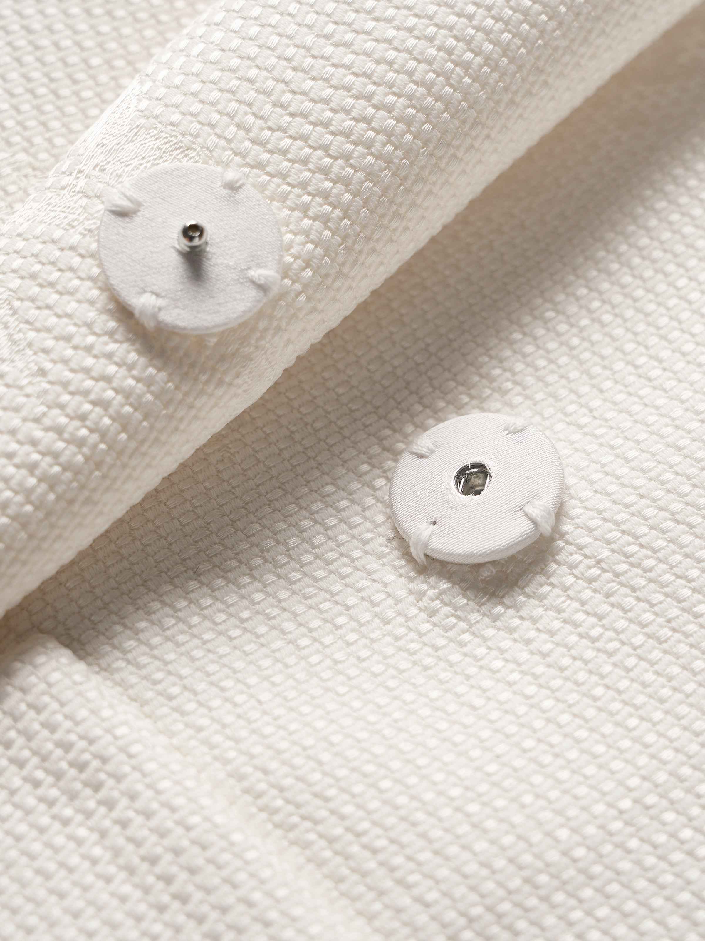 Cream White Rayon Jacquard Shawl Collar Self-Tie Vest