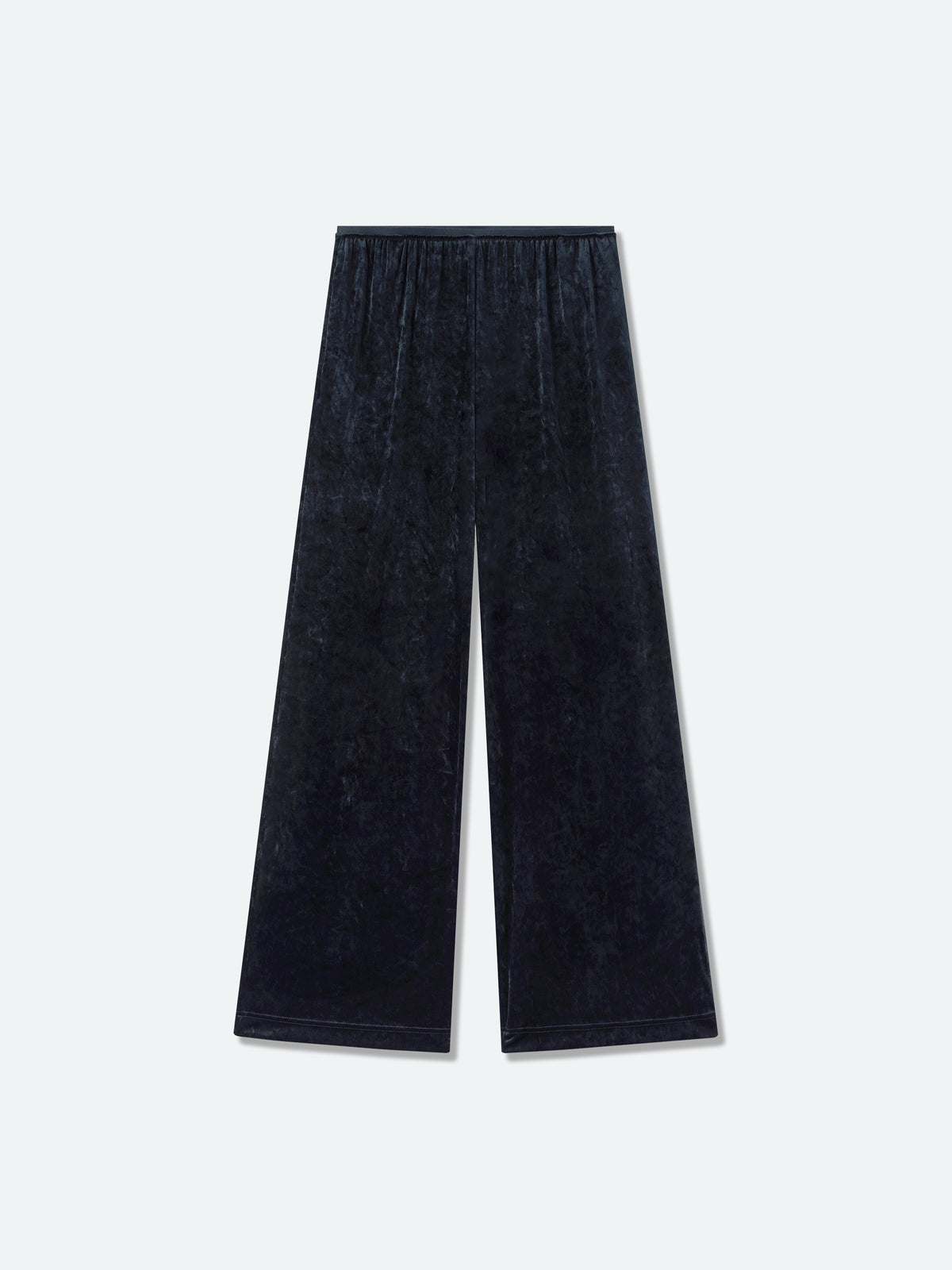 Velvet Wide‑leg Trousers