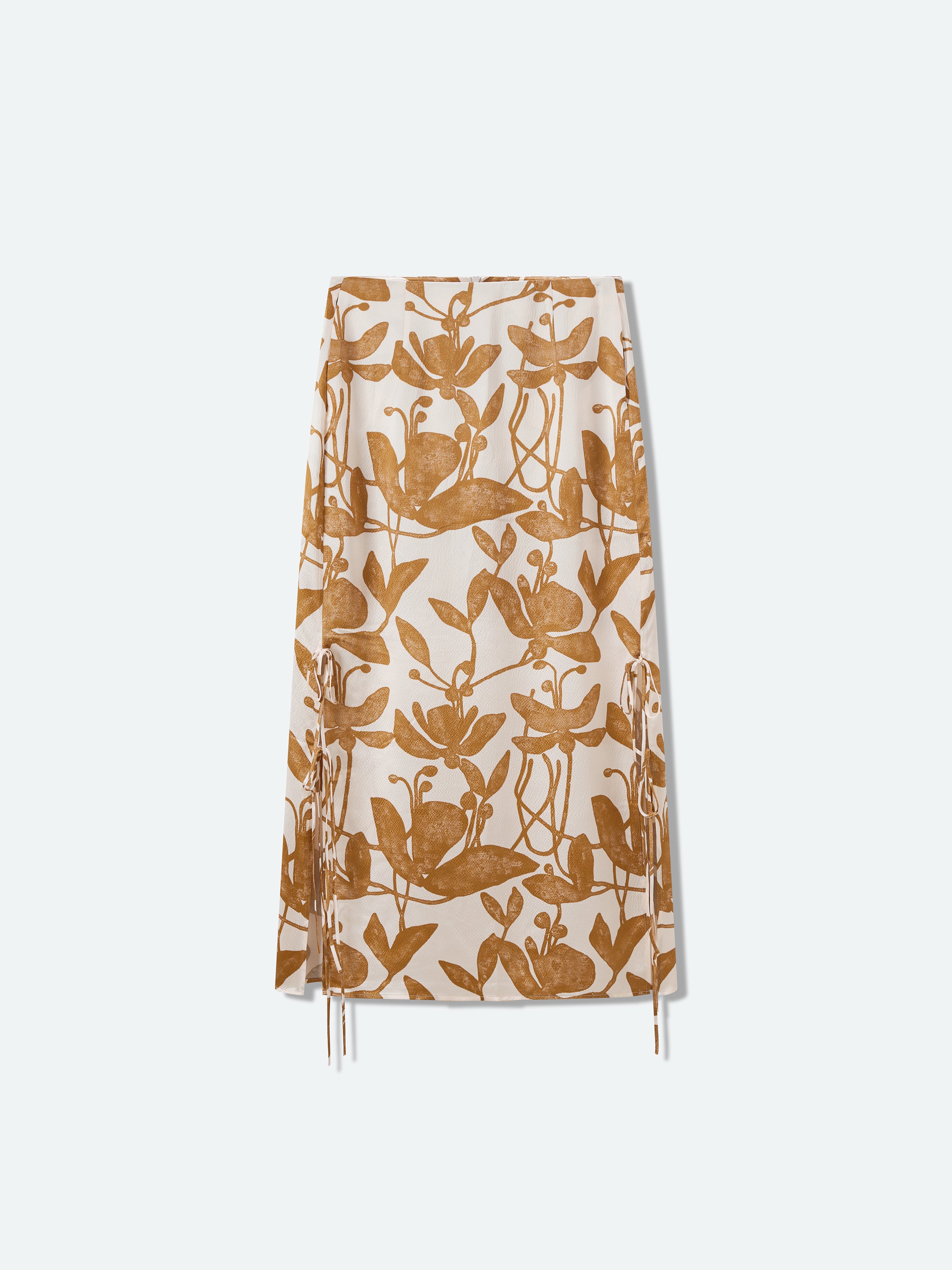 Pattern Midi Skirt