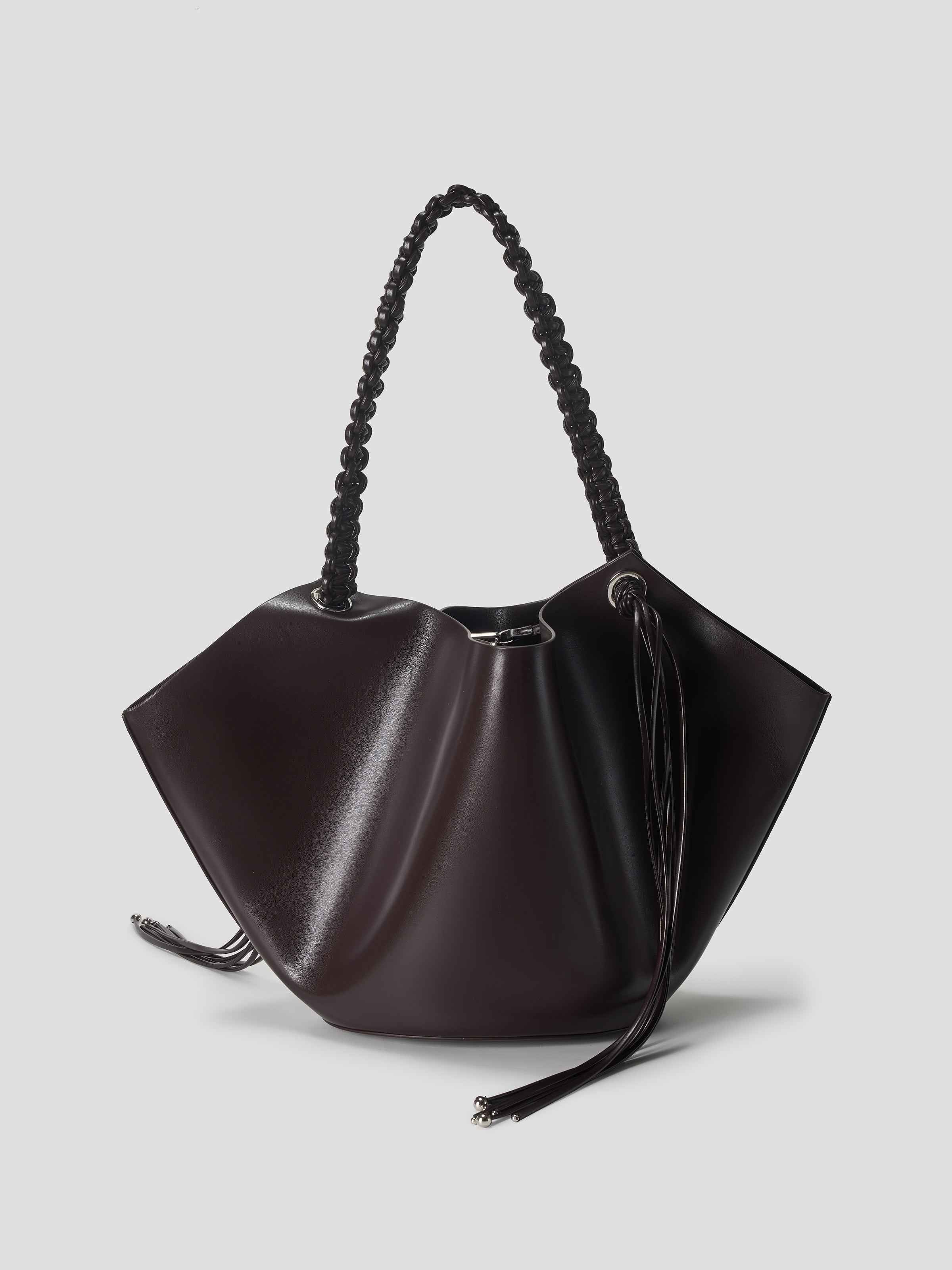 Large Woven Strap Shoulder Bag
