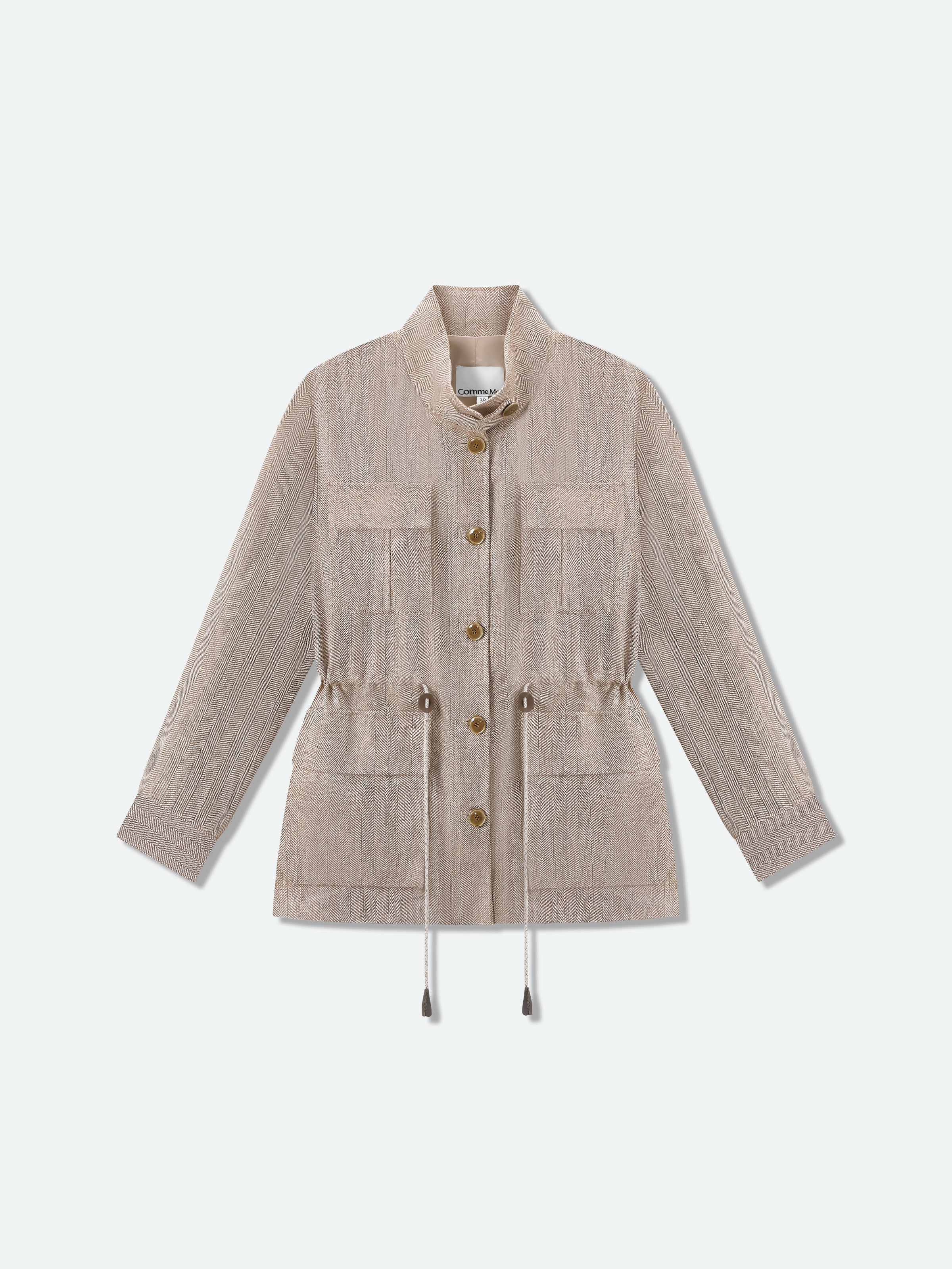 Linen Safari Jacket - Commemoi