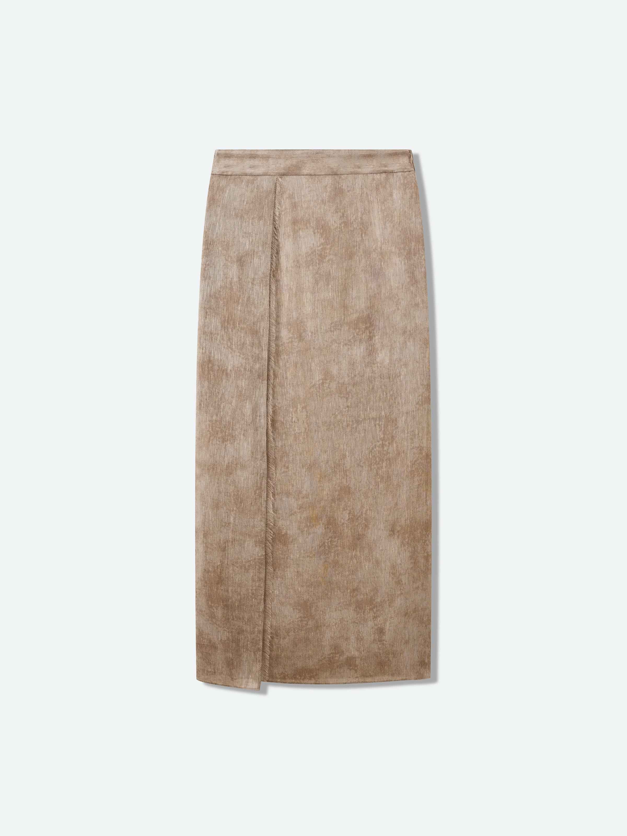 Light Khaki Long Skirt