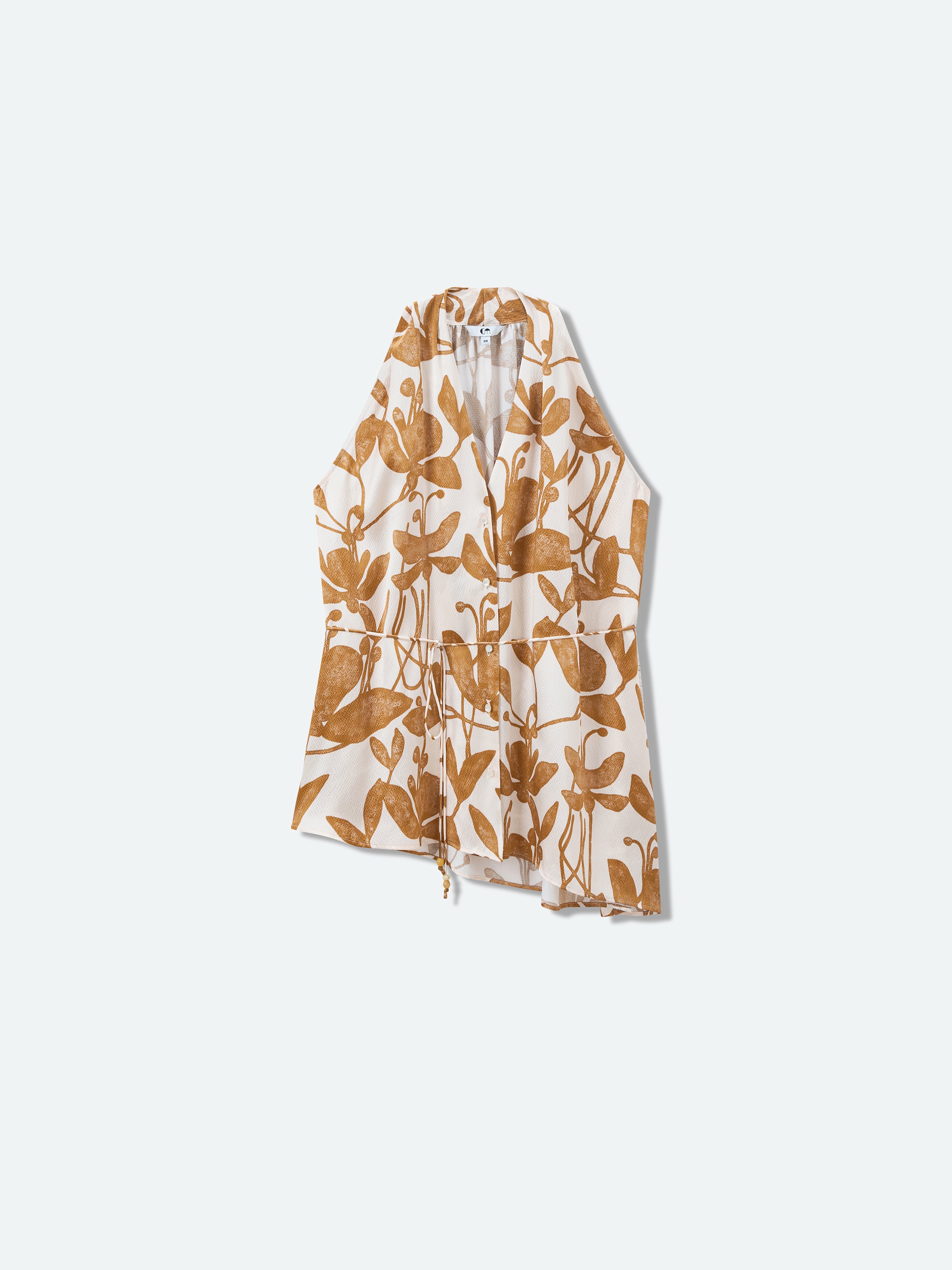 Pattern Sleeveless Top