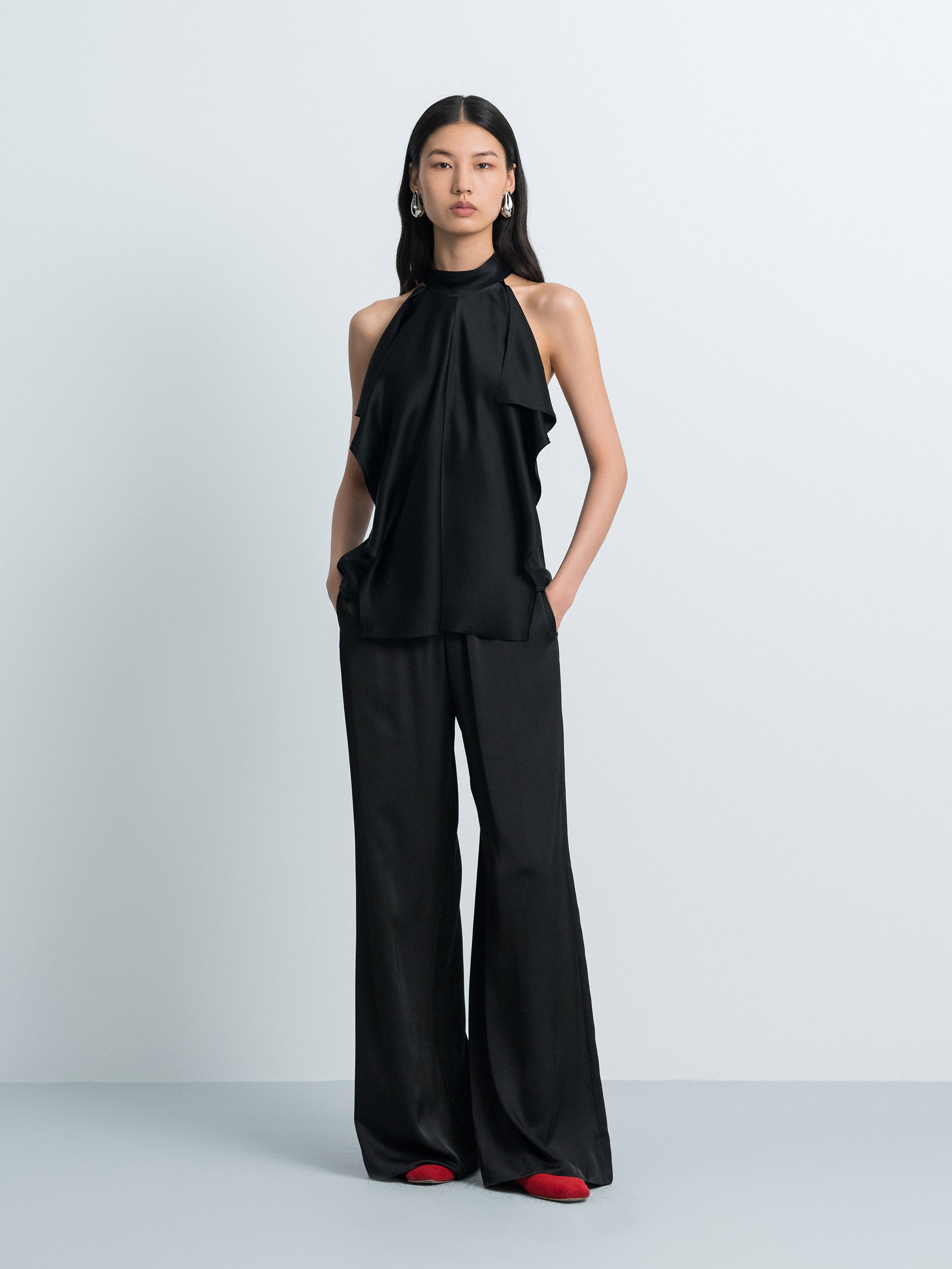 Top with Mini Stand Collar & Floating Panels