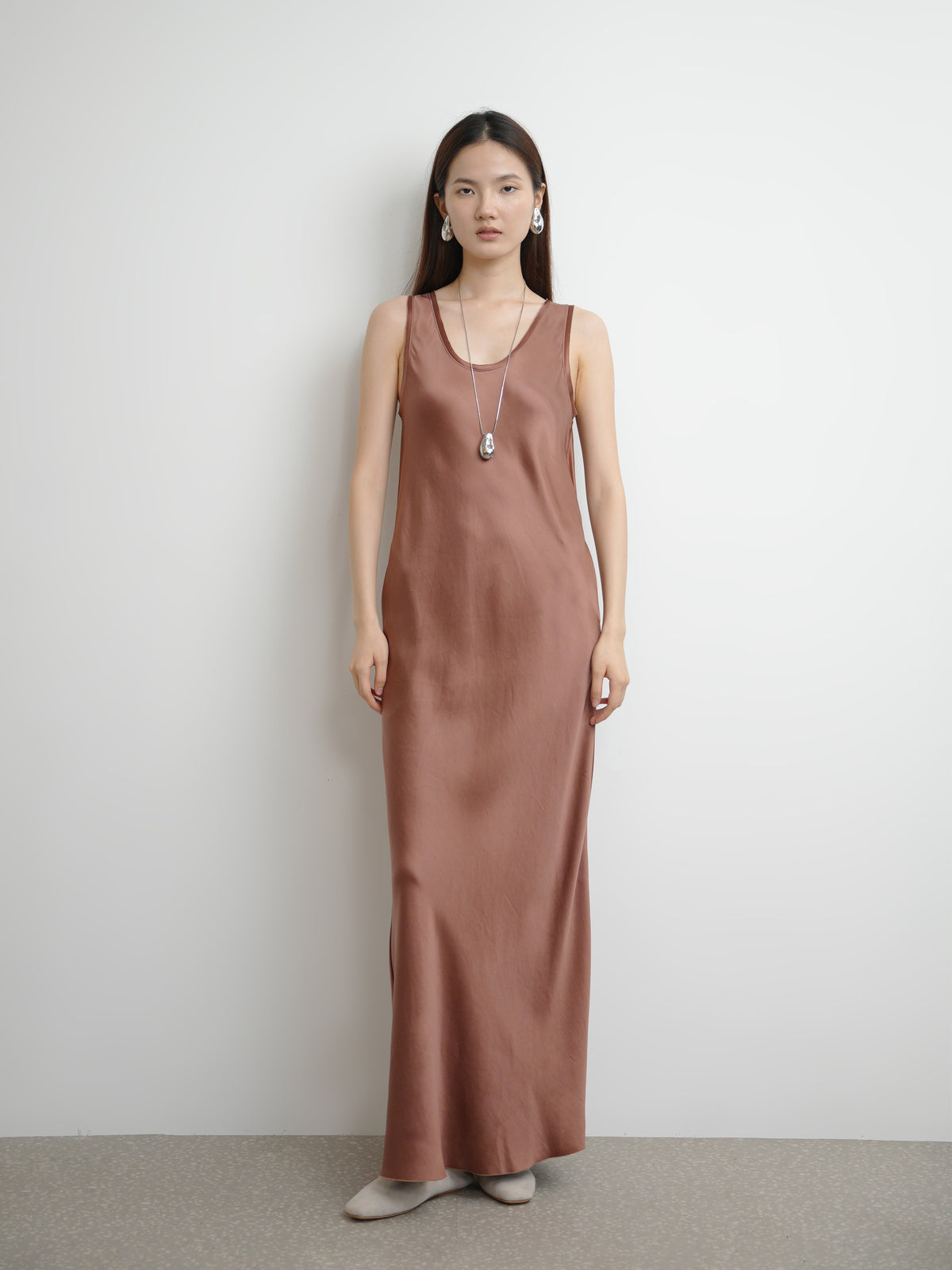 Sleeveless Slip Dress