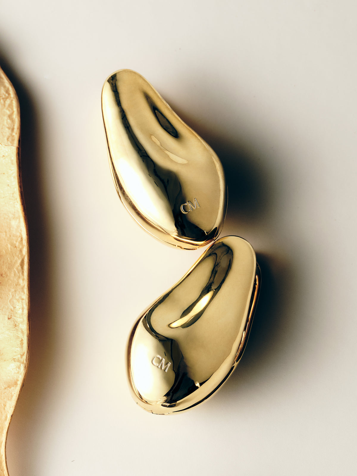 Double‑Sided Teardrop Earrings