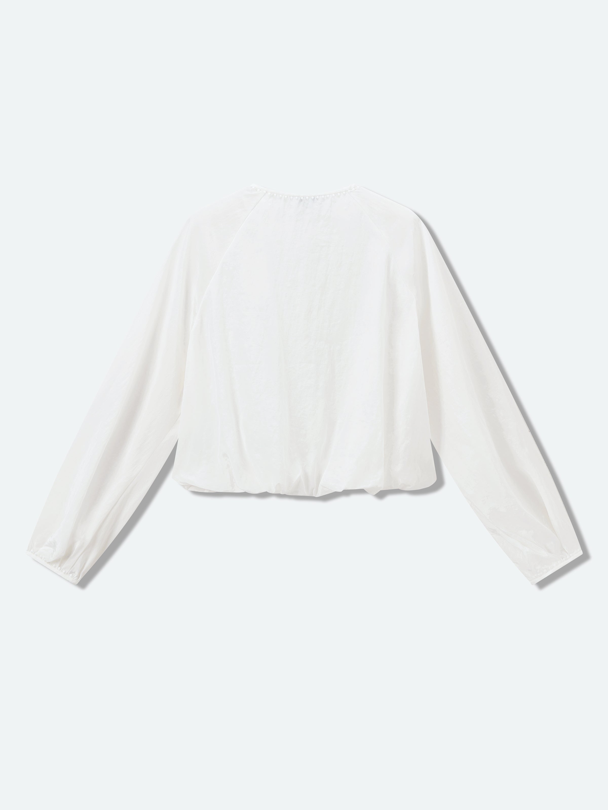 Off White Long-Sleeve Top