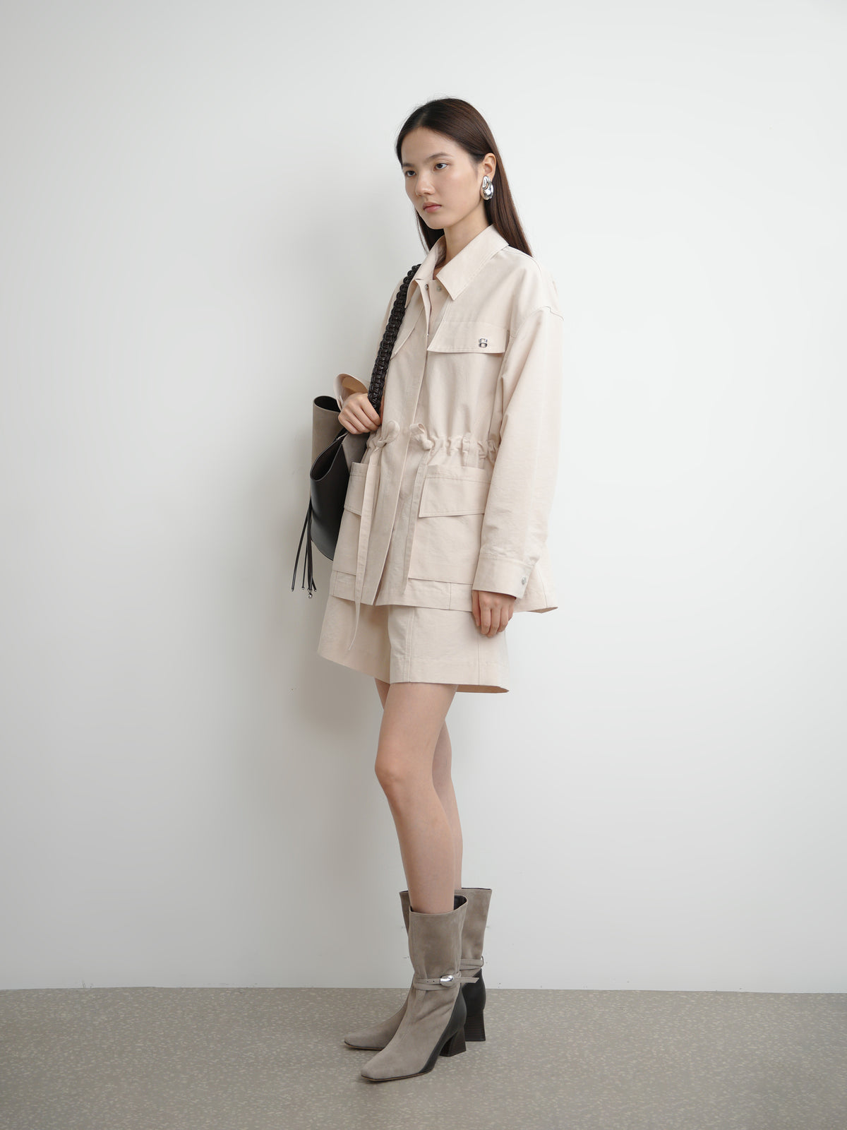 Paneled Shorts