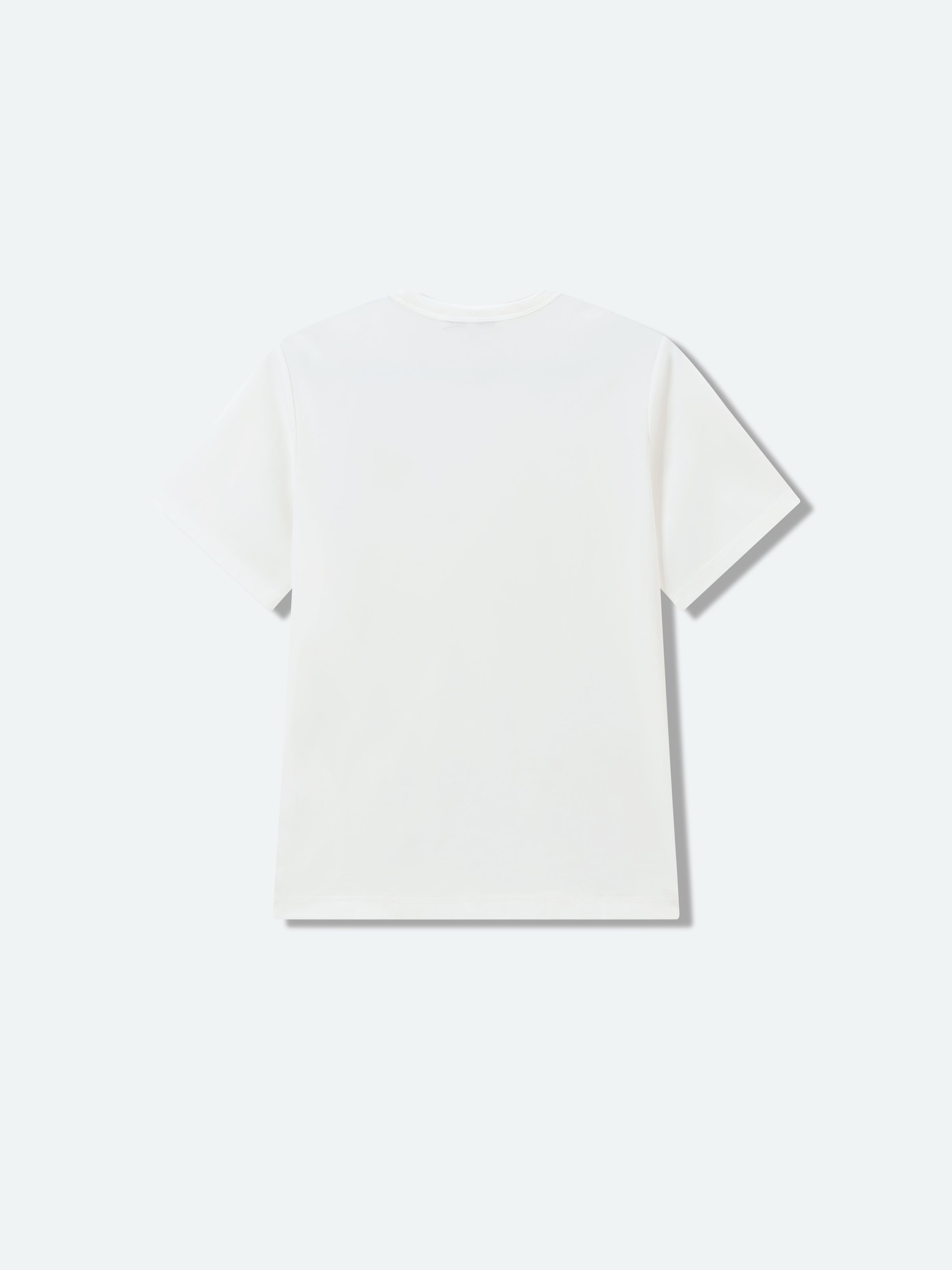 Cream White Short-Sleeve T-Shirt