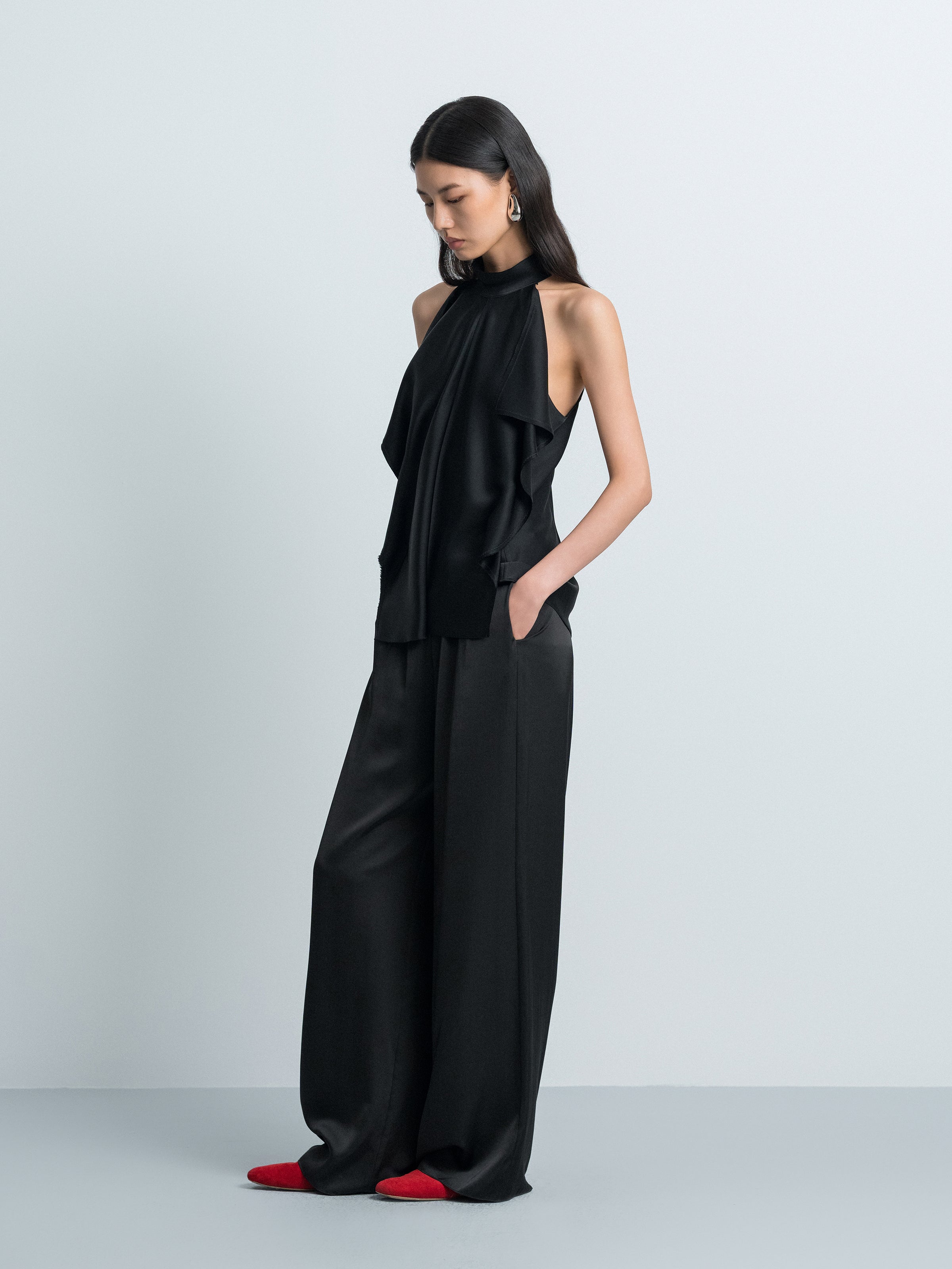 Top with Mini Stand Collar & Floating Panels