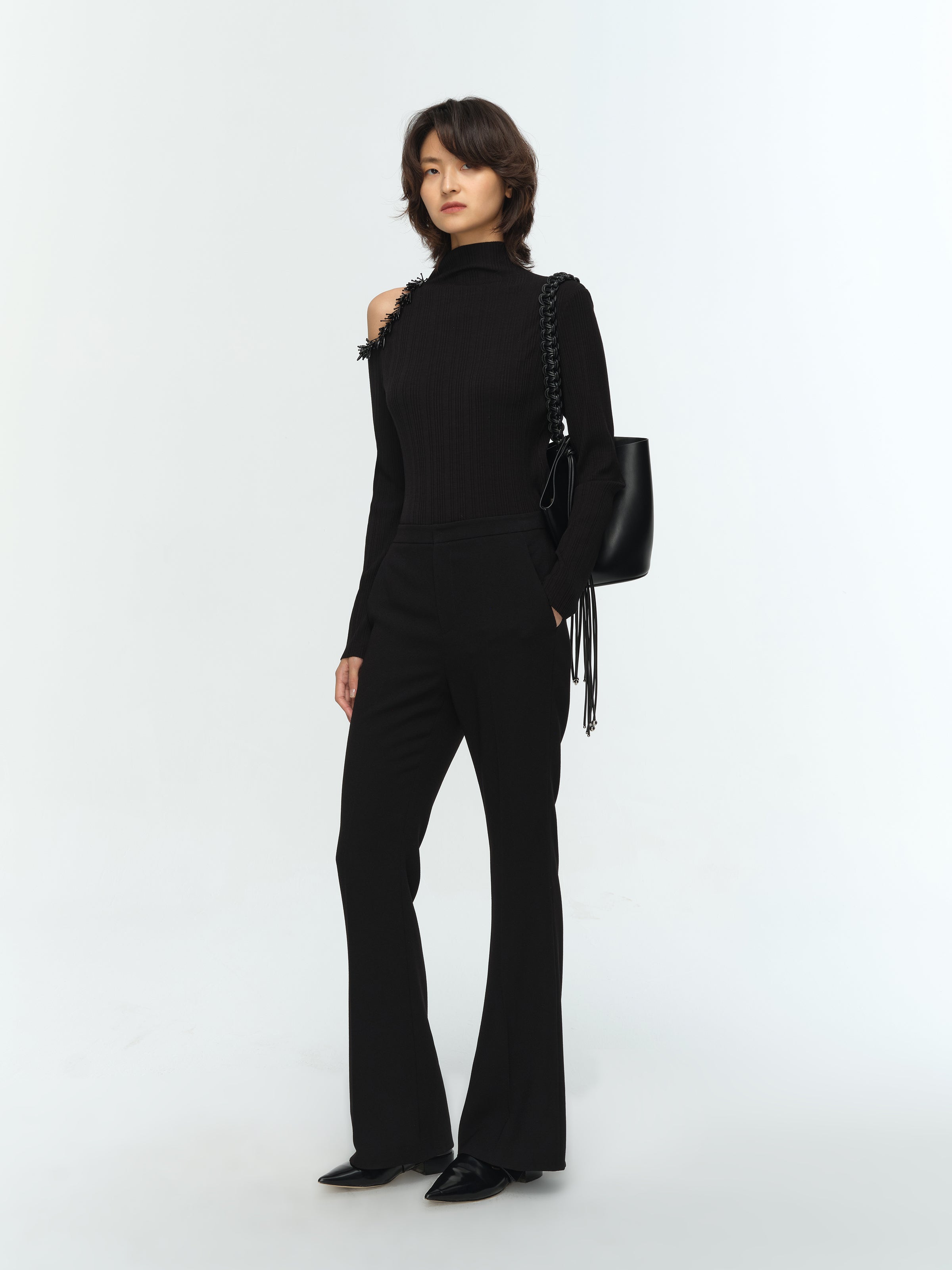 Medium Woven Strap Crossbody Bag
