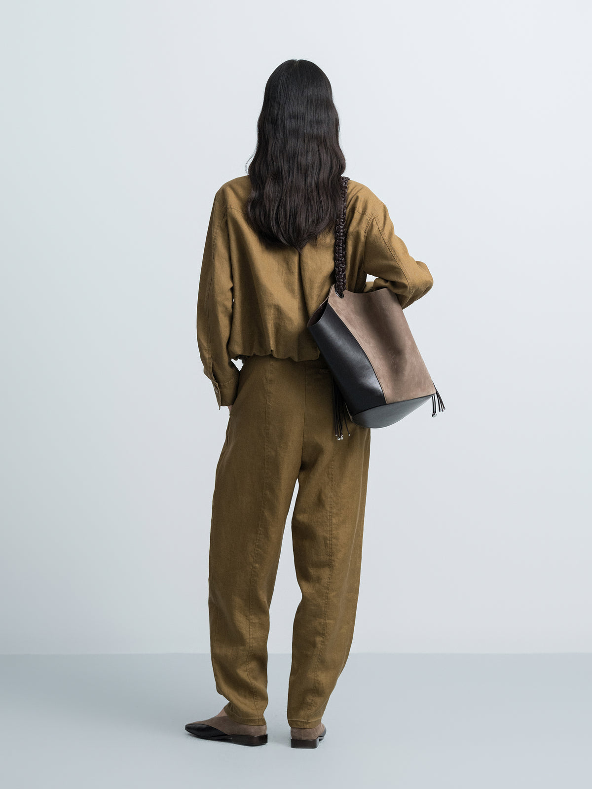 Stand‑collar Cropped Jacket