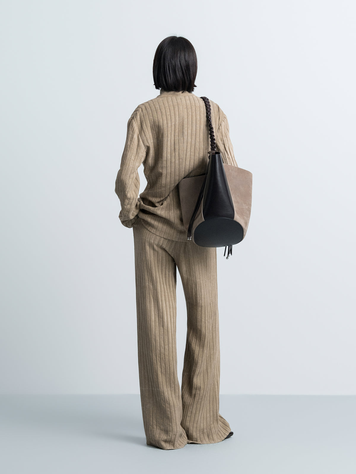 Pleated Waisted Blazer