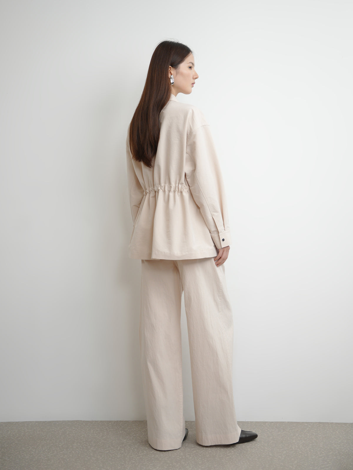 Wide Straight Trousers