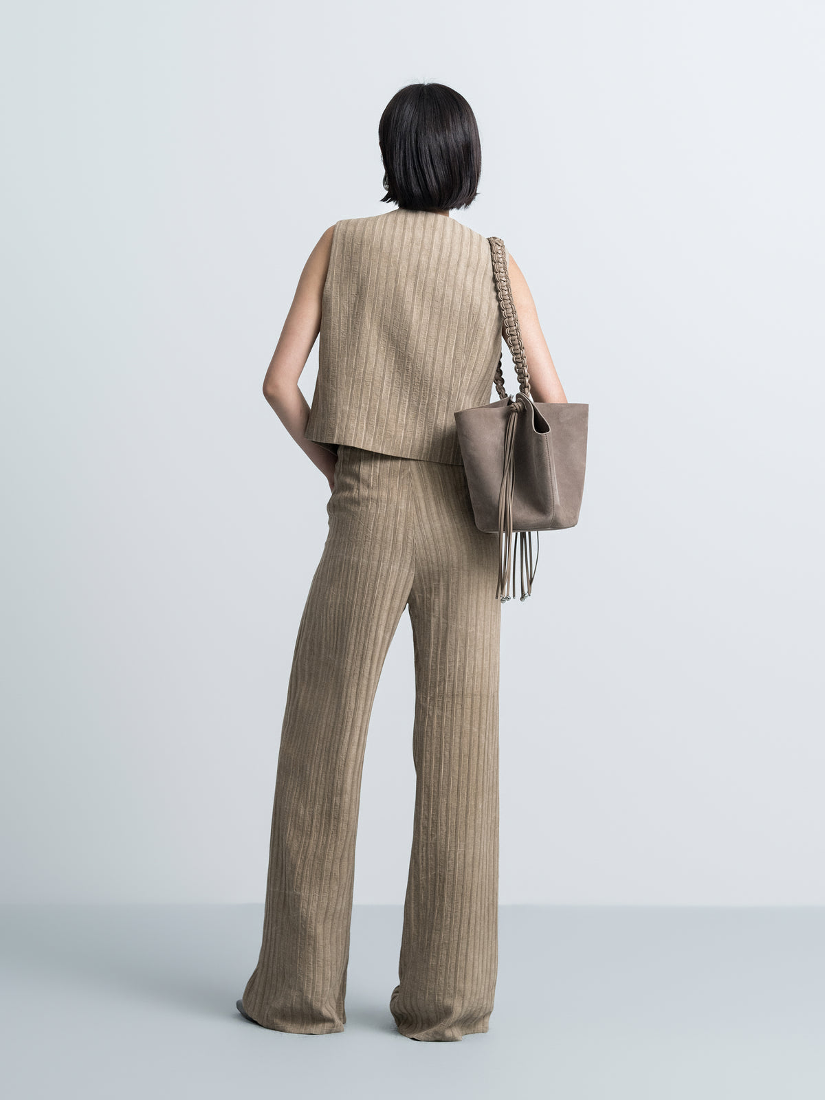 Continuous Waist Straight Leg Pants