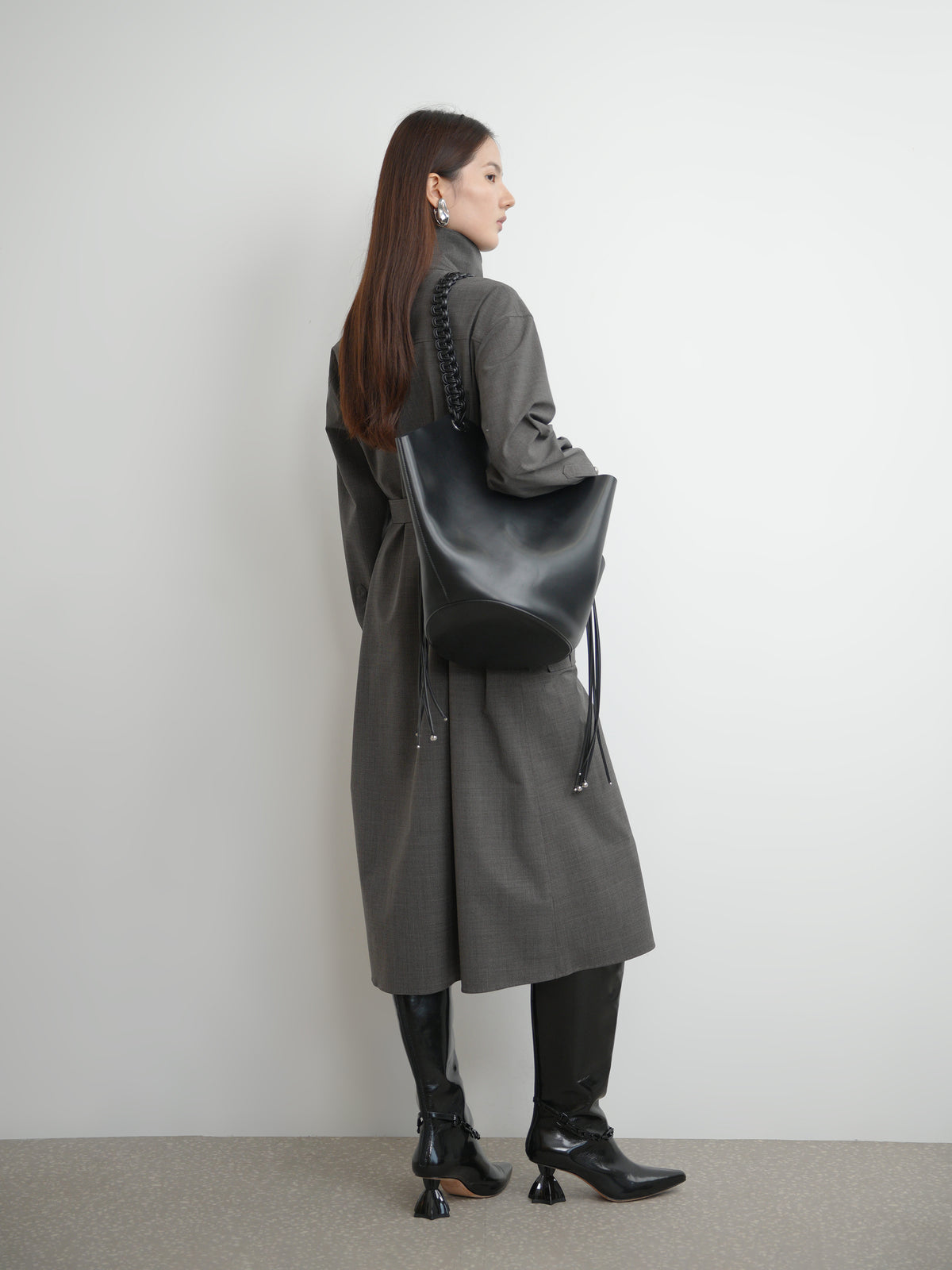 Trench-style Embroidered Dress