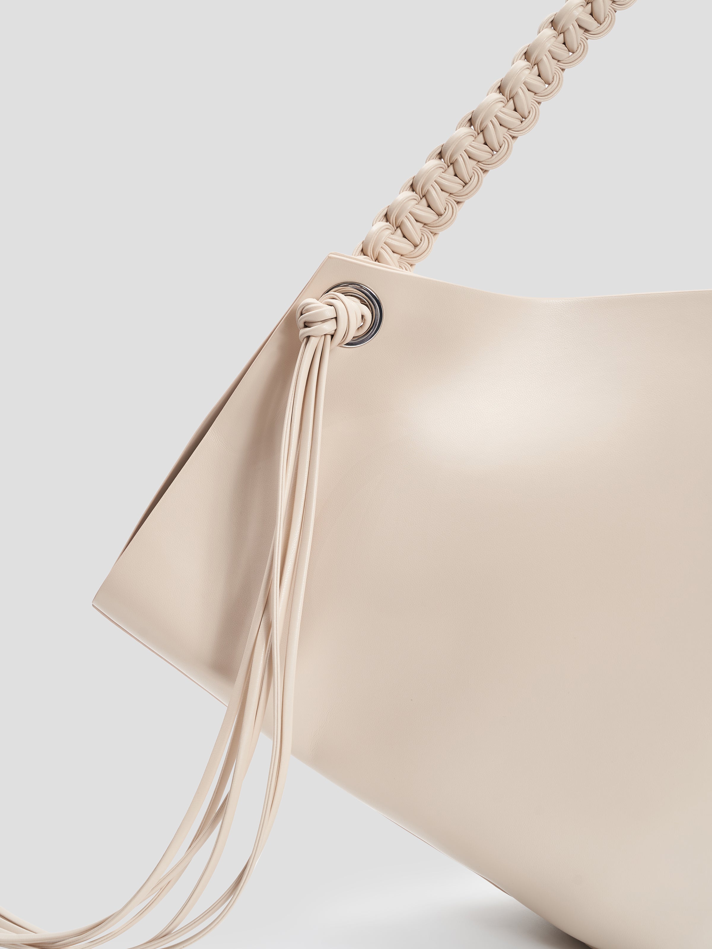 Large Woven Strap Crossbody Bag