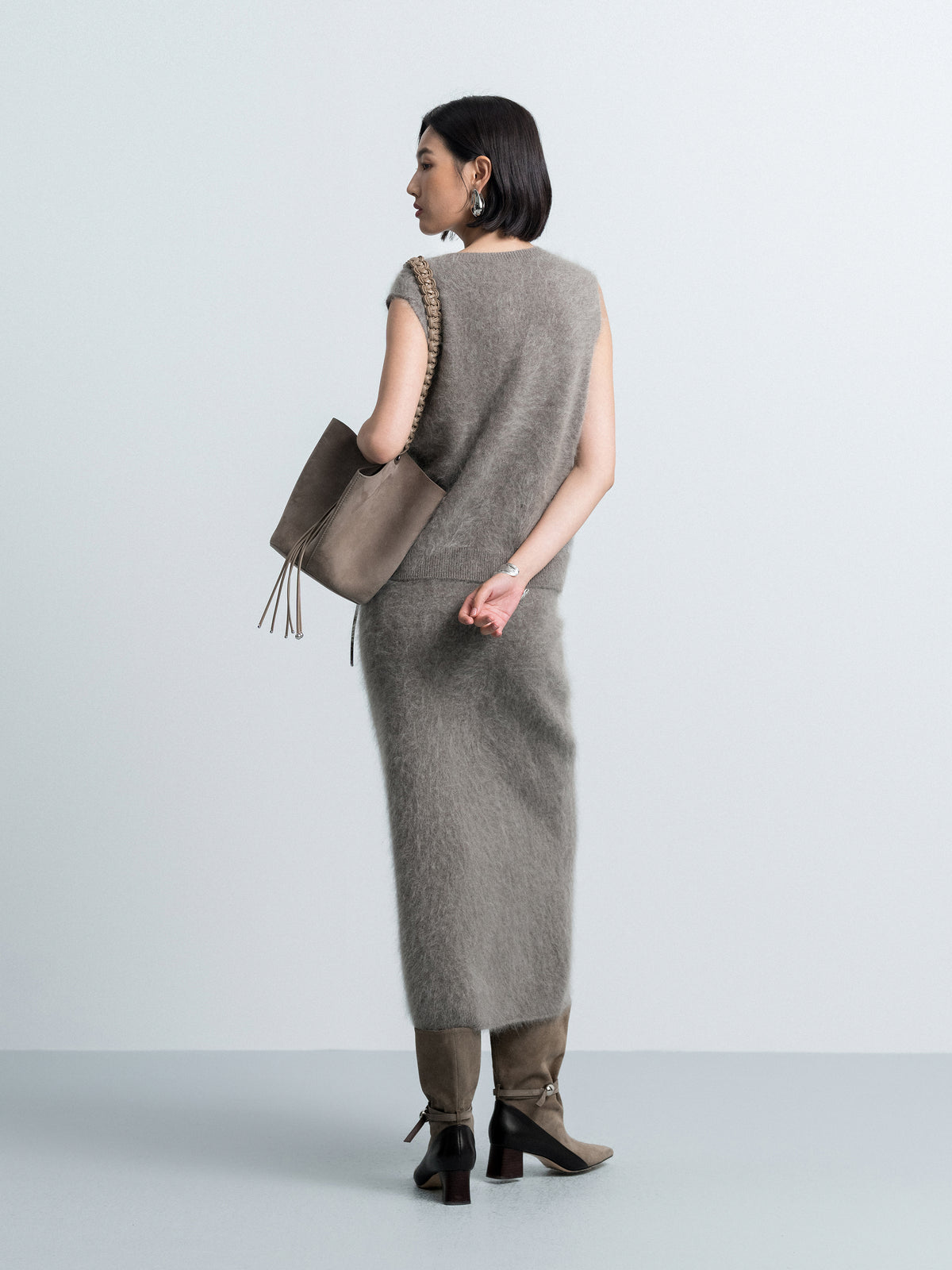 Brushed Knit Skirt