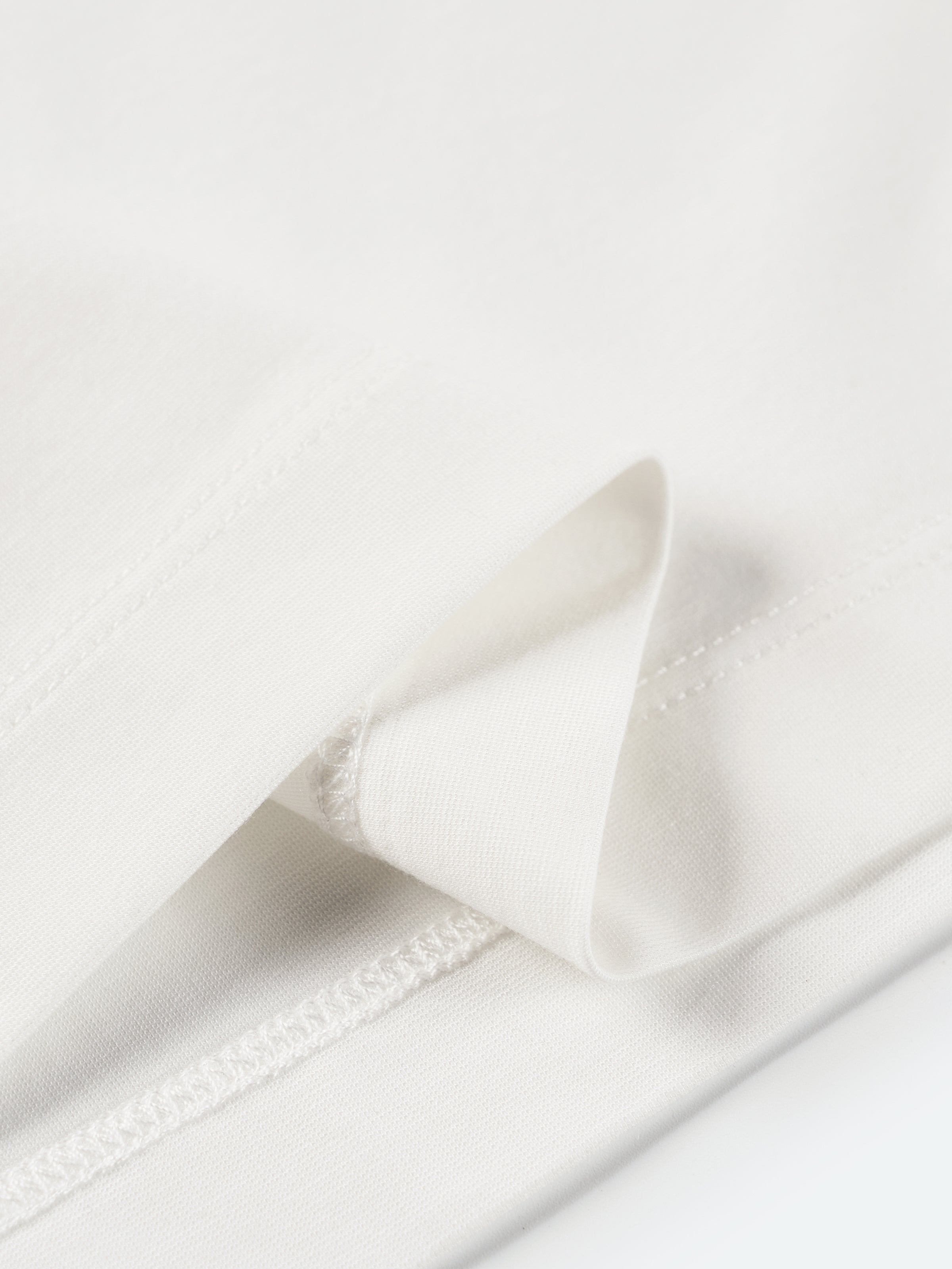 Cream White Short-Sleeve T-Shirt