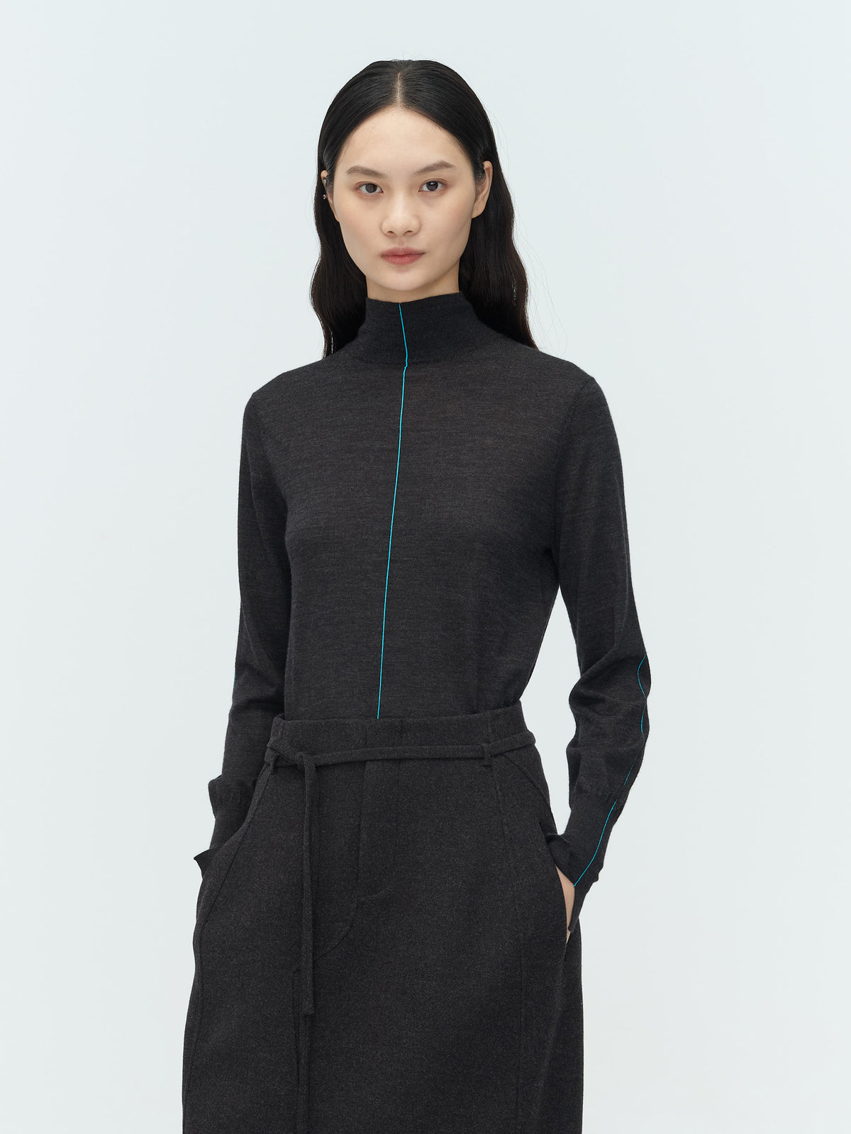 Turtleneck Knit Base Top