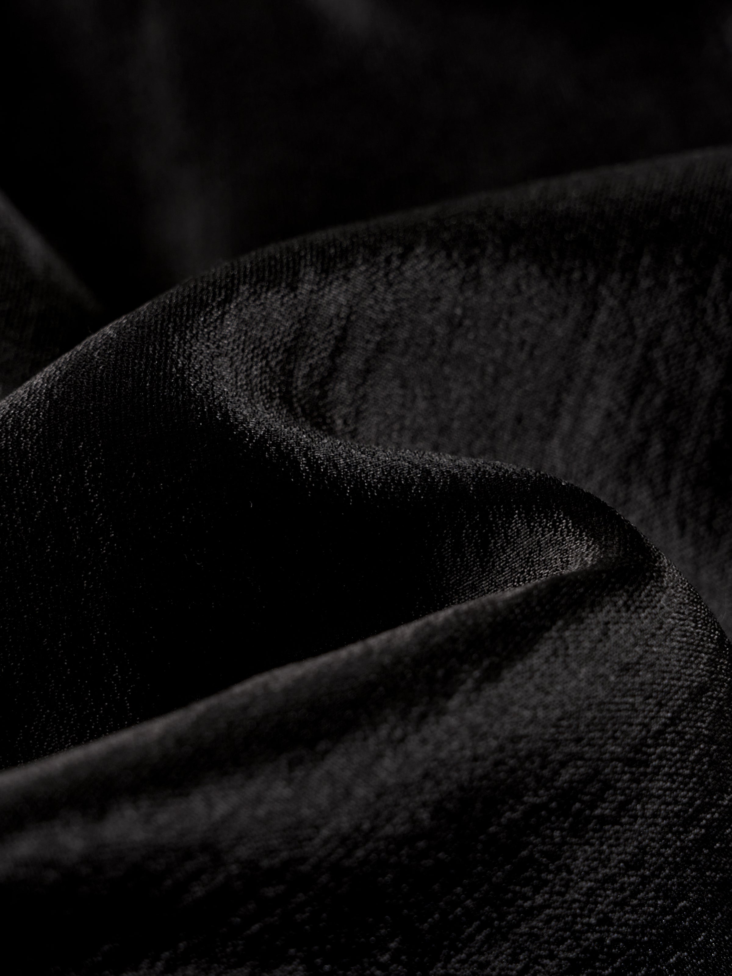 Black Shiny Silk Fitted Waist Wide Streamer Jumpsuit