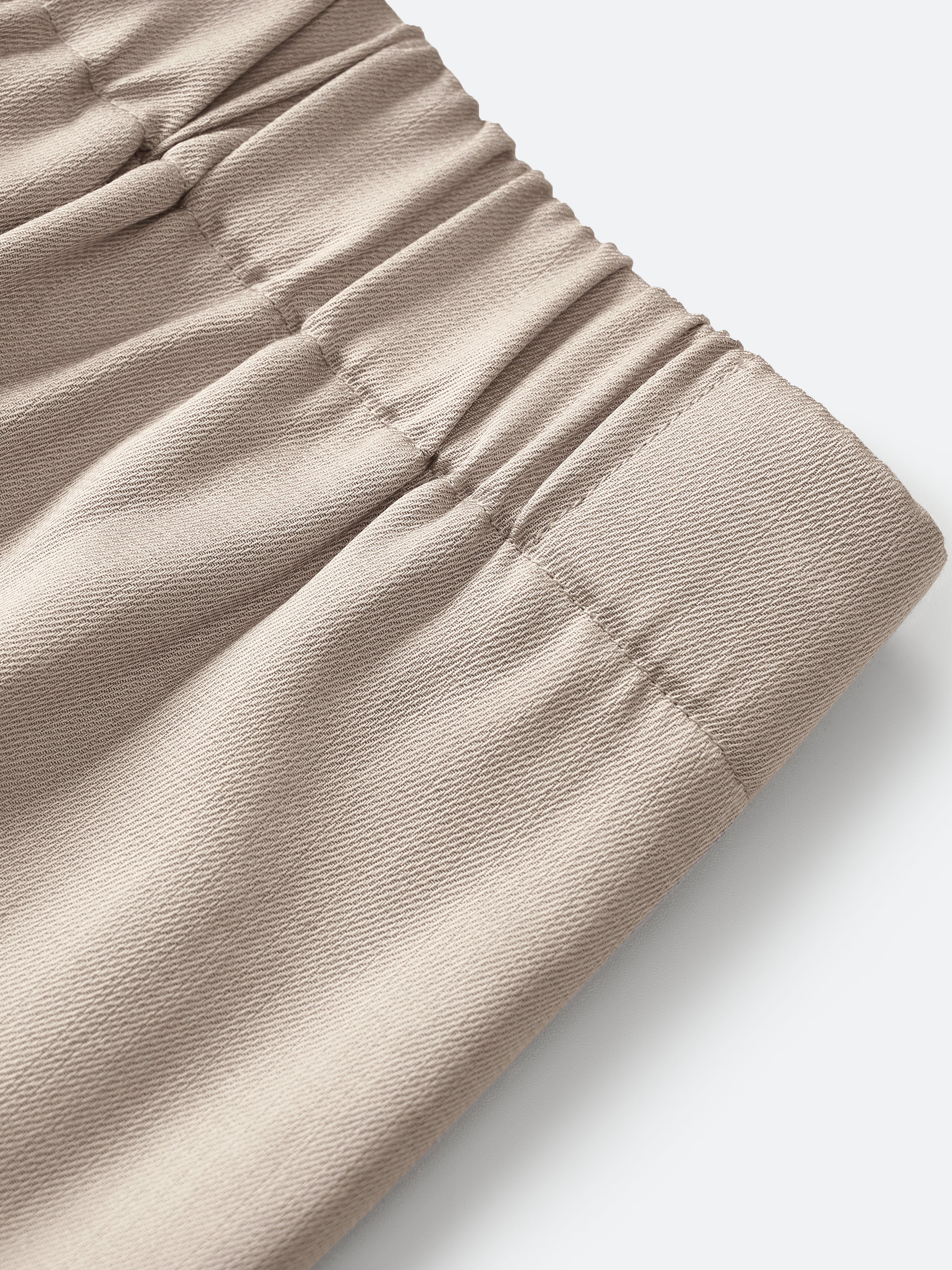 Continuous Waistband Wide Leg Pants